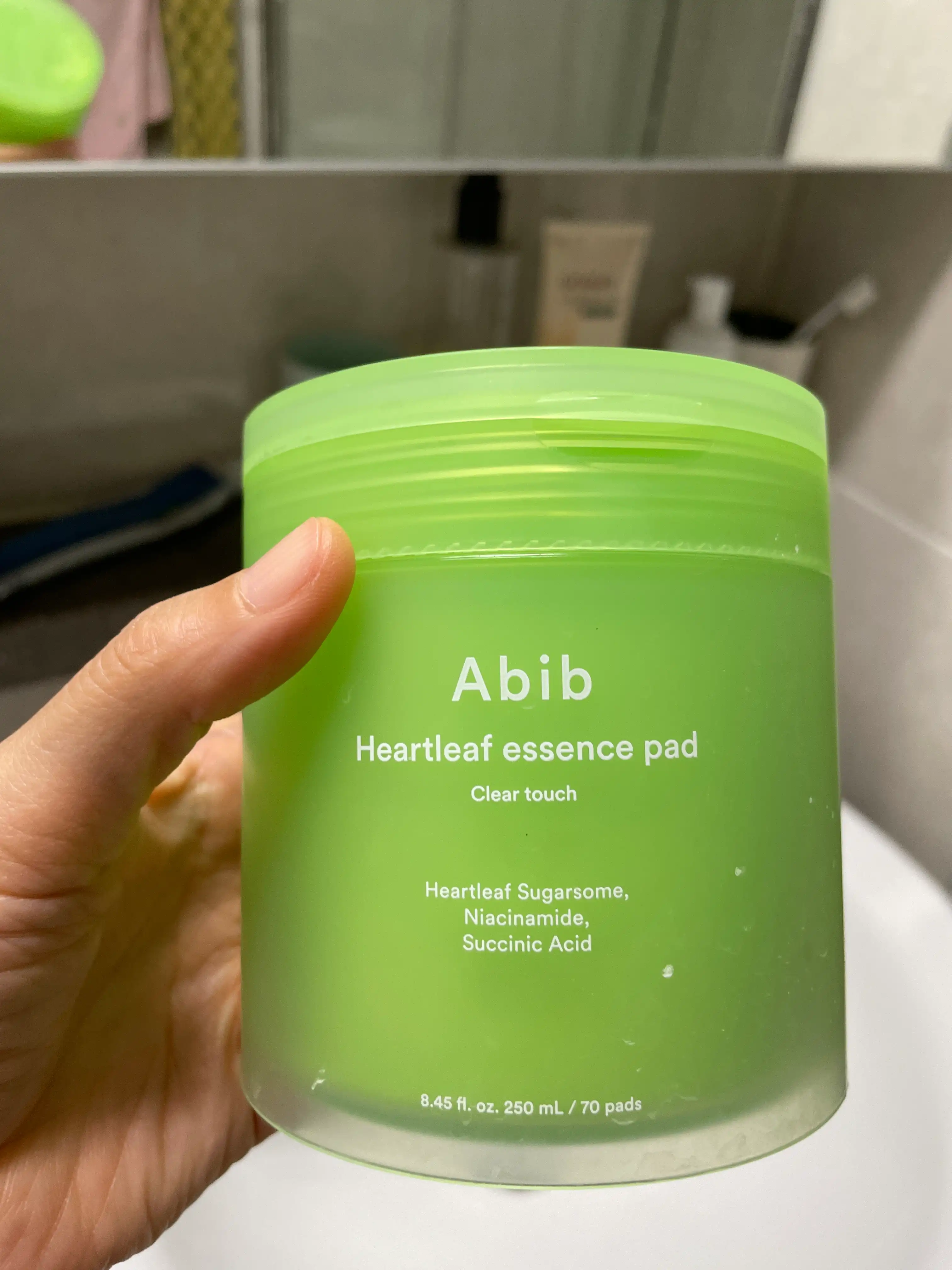 언니의파우치 리뷰 이미지 - [어성초 흔적 에센스 패드 클리어터치]