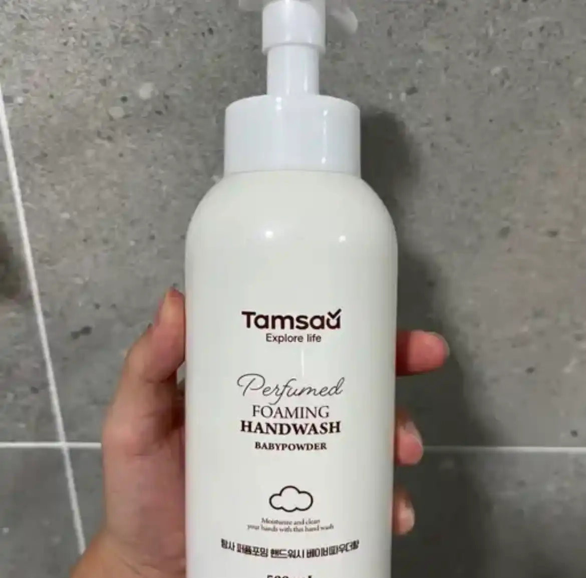 언니의파우치 리뷰 이미지 - [퍼퓸포밍 핸드워시 베이비파우더향]