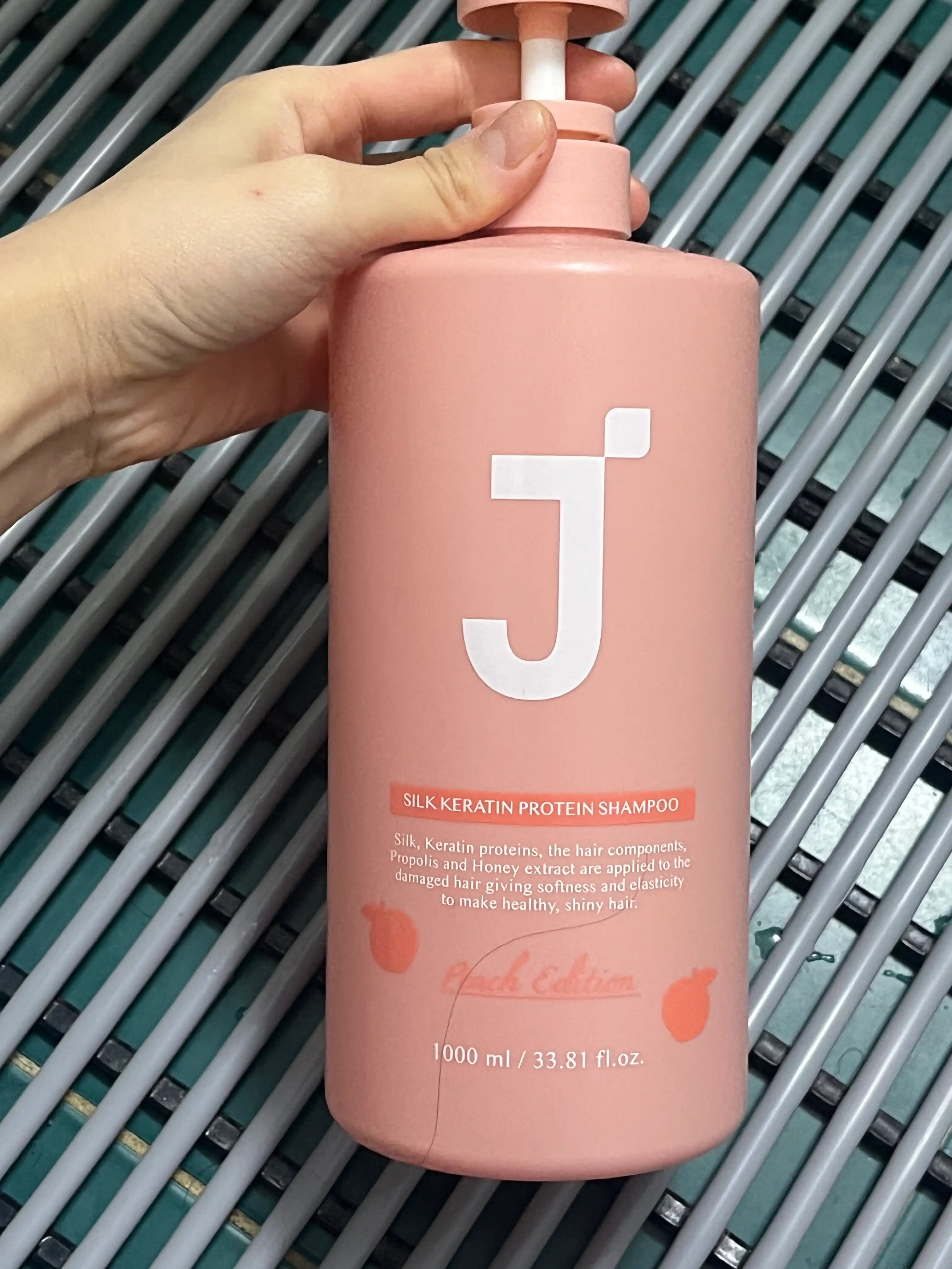 언니의파우치 리뷰 이미지 - [실크 케라틴 단백질 샴푸 피치 에디션]