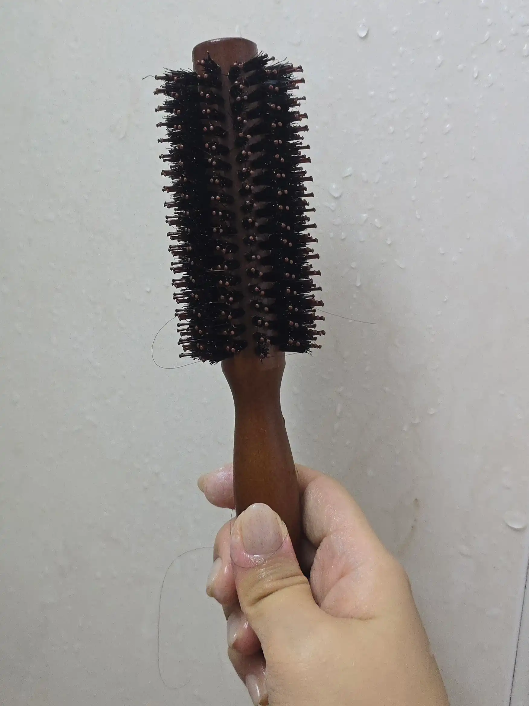 언니의파우치 리뷰 이미지 - [돈모 일자형 롤브러쉬 50mm]