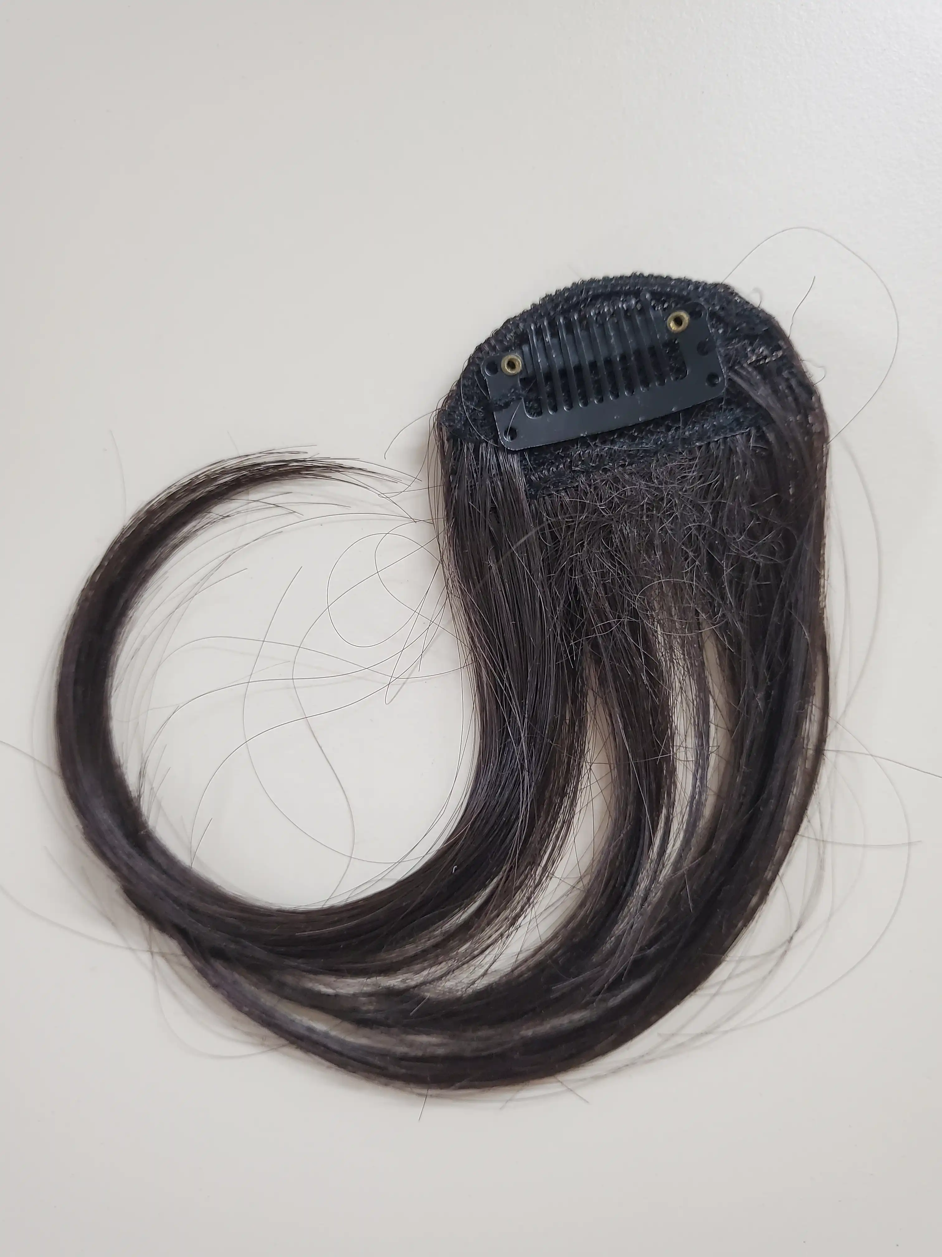 언니의파우치 리뷰 이미지 - [시스루뱅 테일 앞머리 가발 브라운]