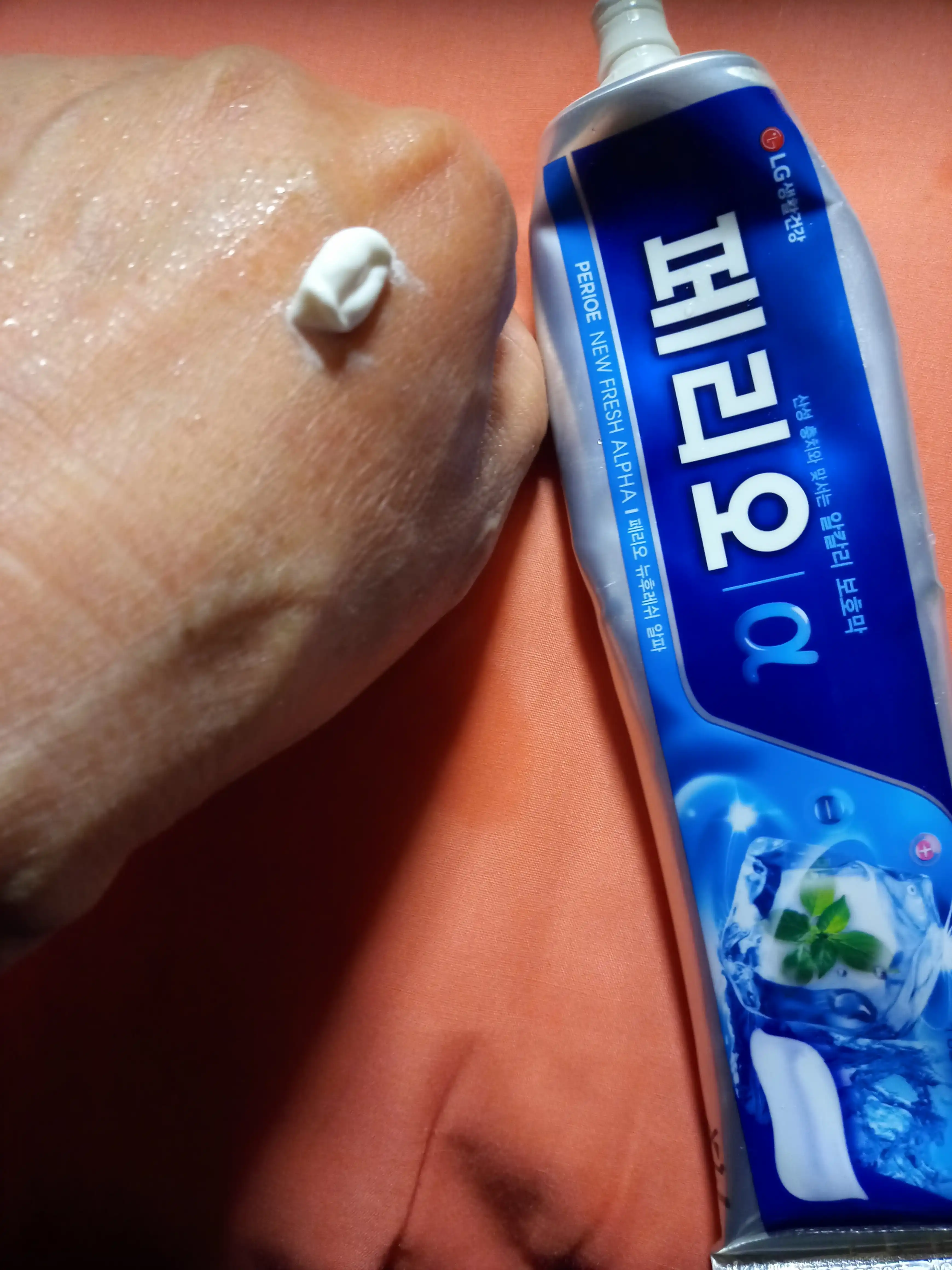 언니의파우치 리뷰 이미지 2 - [뉴 후레쉬 알파 치약]