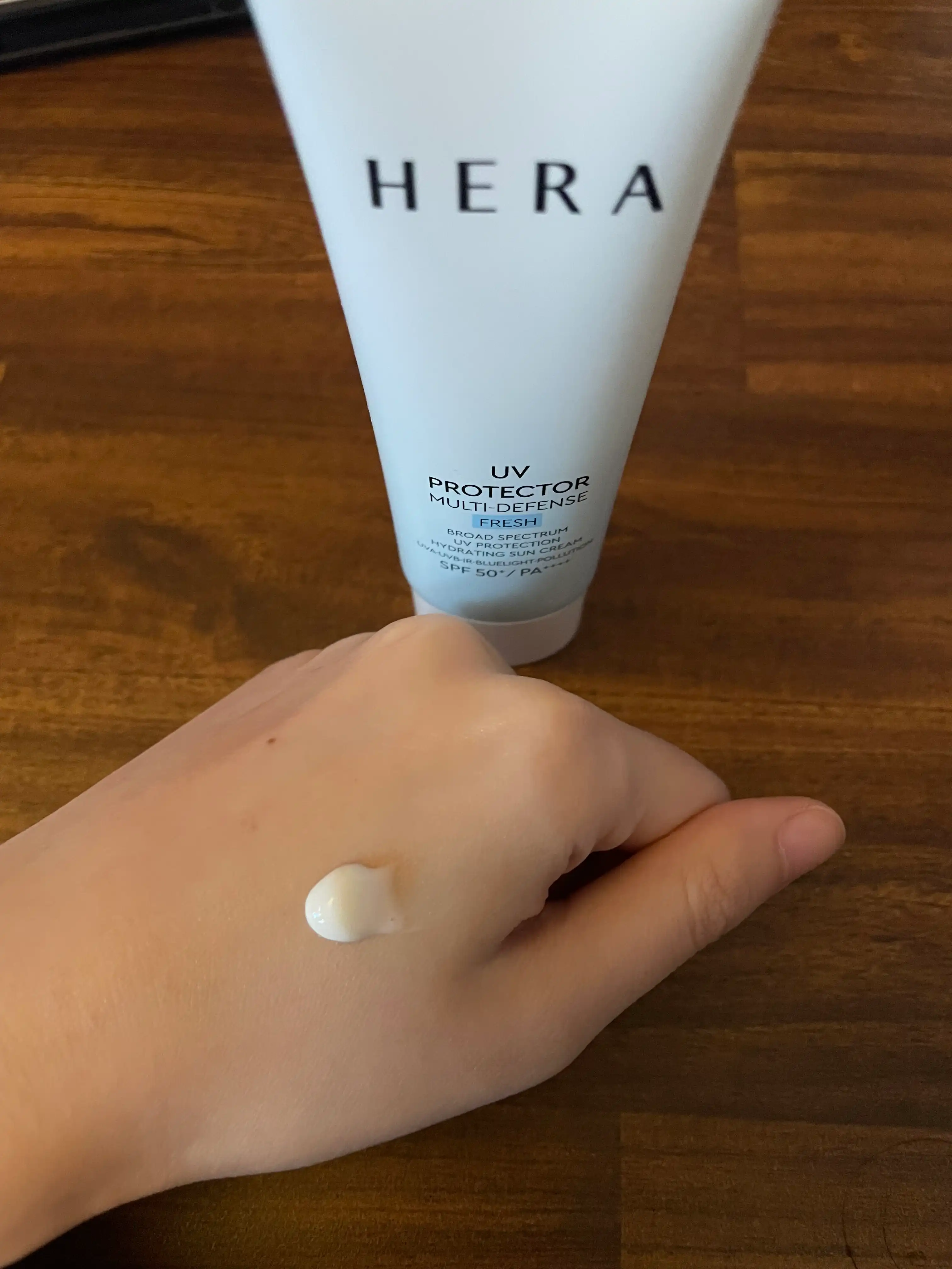 언니의파우치 리뷰 이미지 2 - [UV프로텍터 멀티 디펜스 프레쉬]
