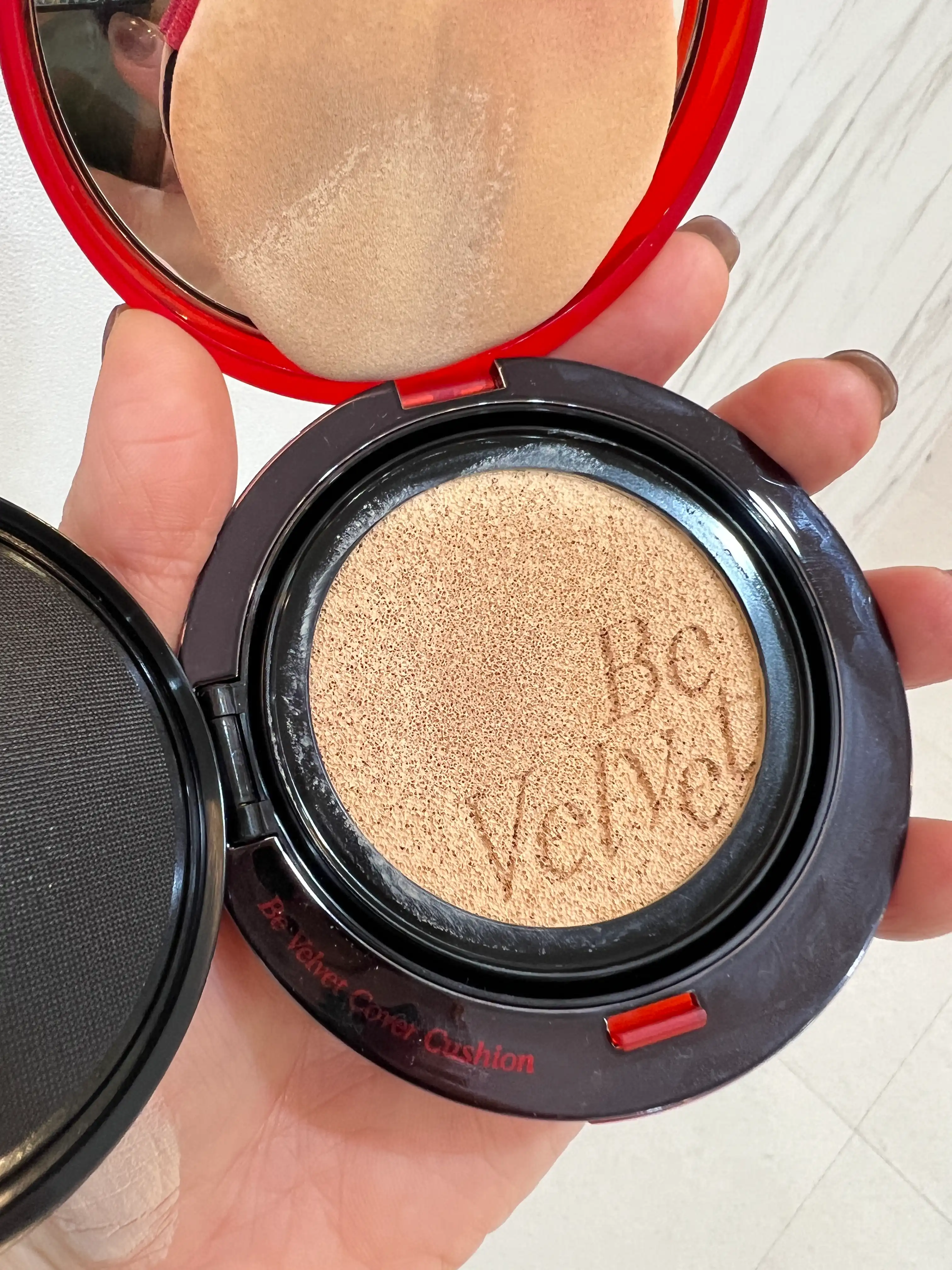 언니의파우치 리뷰 이미지 3 - [비벨벳 커버쿠션]