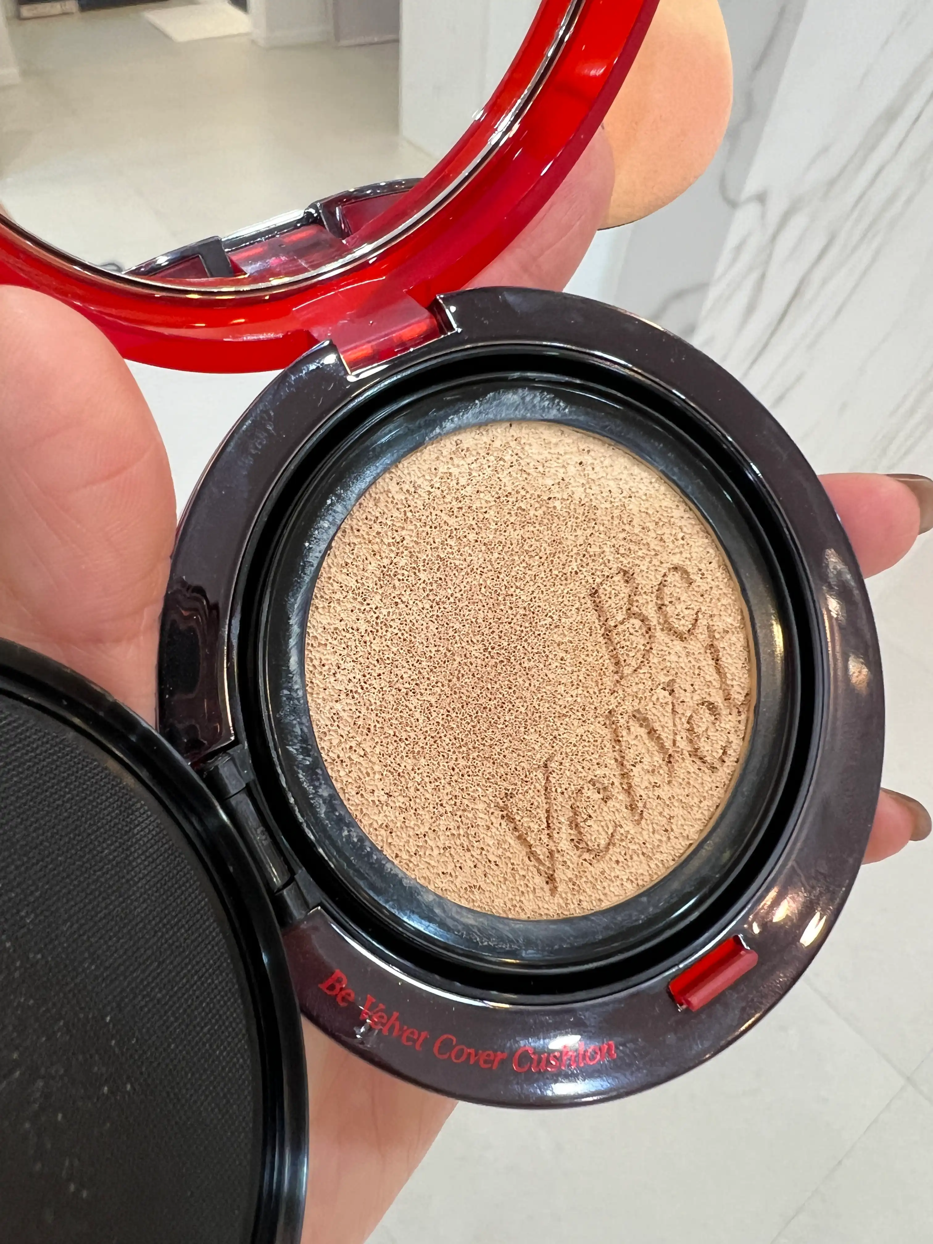 언니의파우치 리뷰 이미지 4 - [비벨벳 커버쿠션]