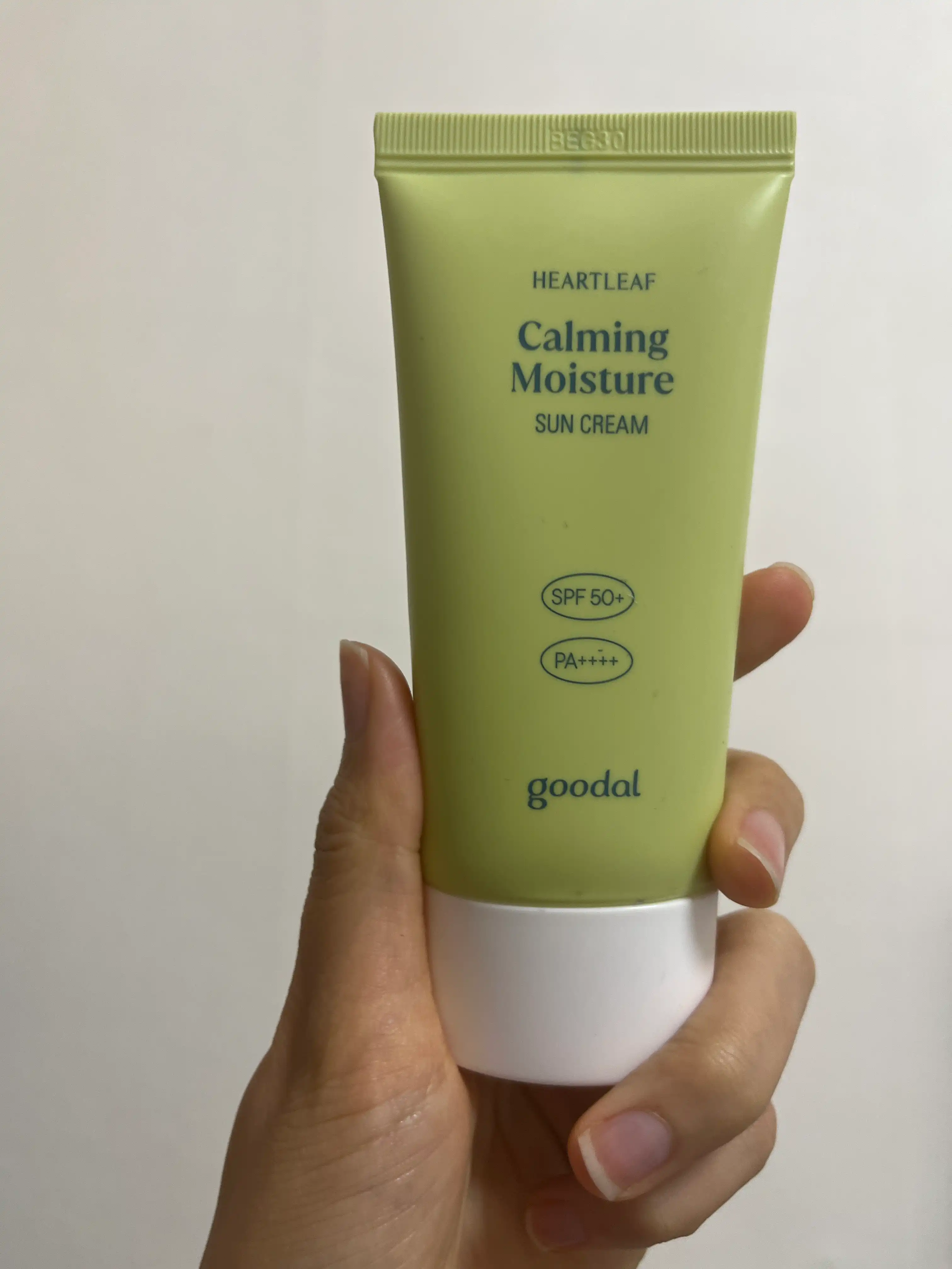 언니의파우치 리뷰 이미지 - [맑은 어성초 진정 수분 선크림]