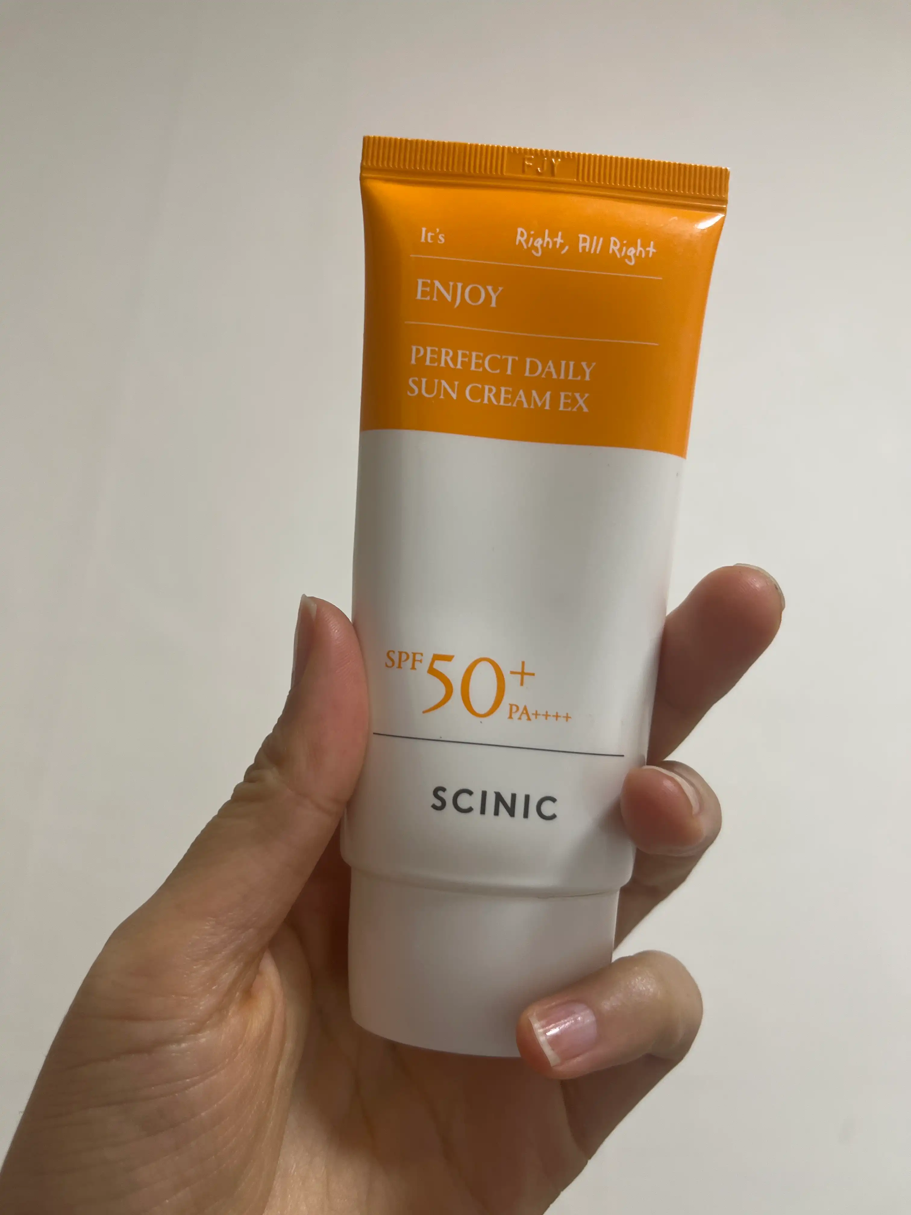 언니의파우치 리뷰 이미지 - [엔조이 퍼펙트 데일리 썬크림 EX ]