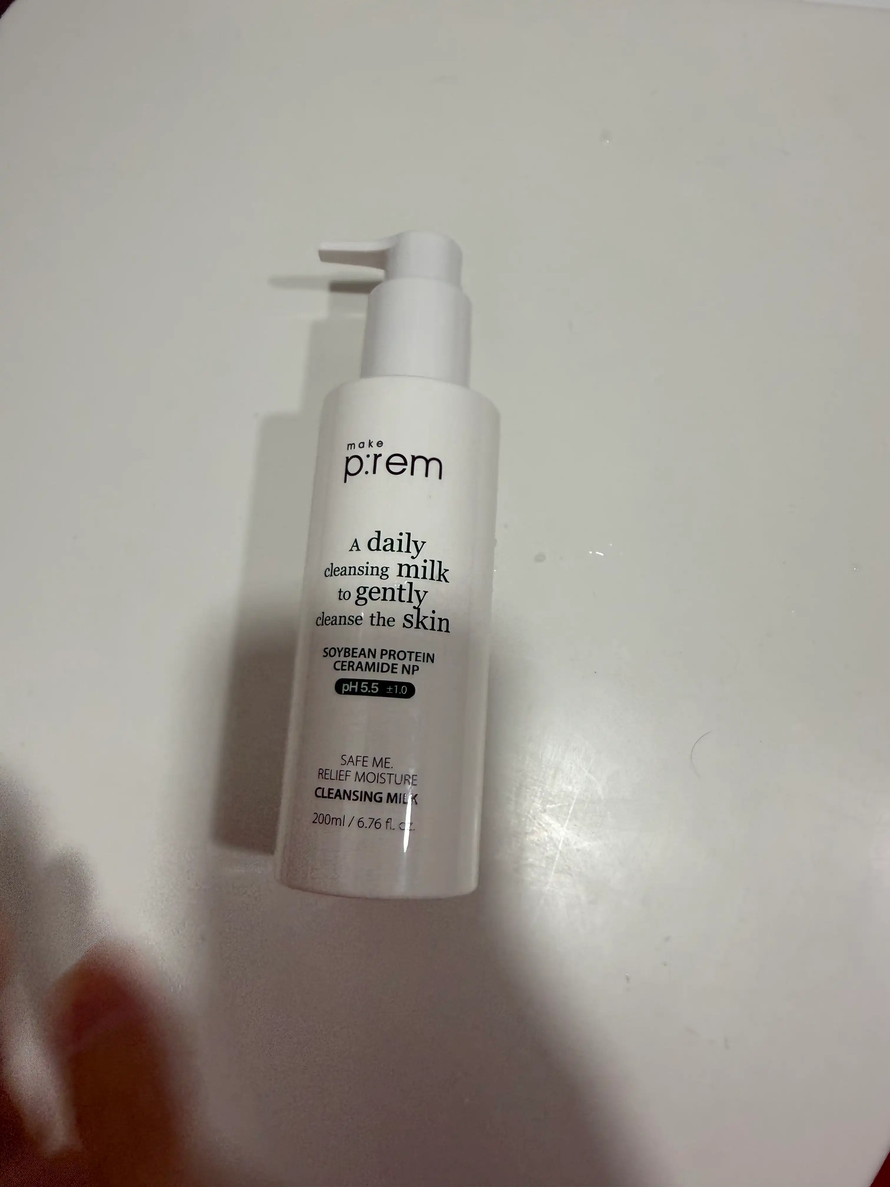 언니의파우치 리뷰 이미지 2 - [세이프 미 릴리프 모이스처 클렌징밀크]