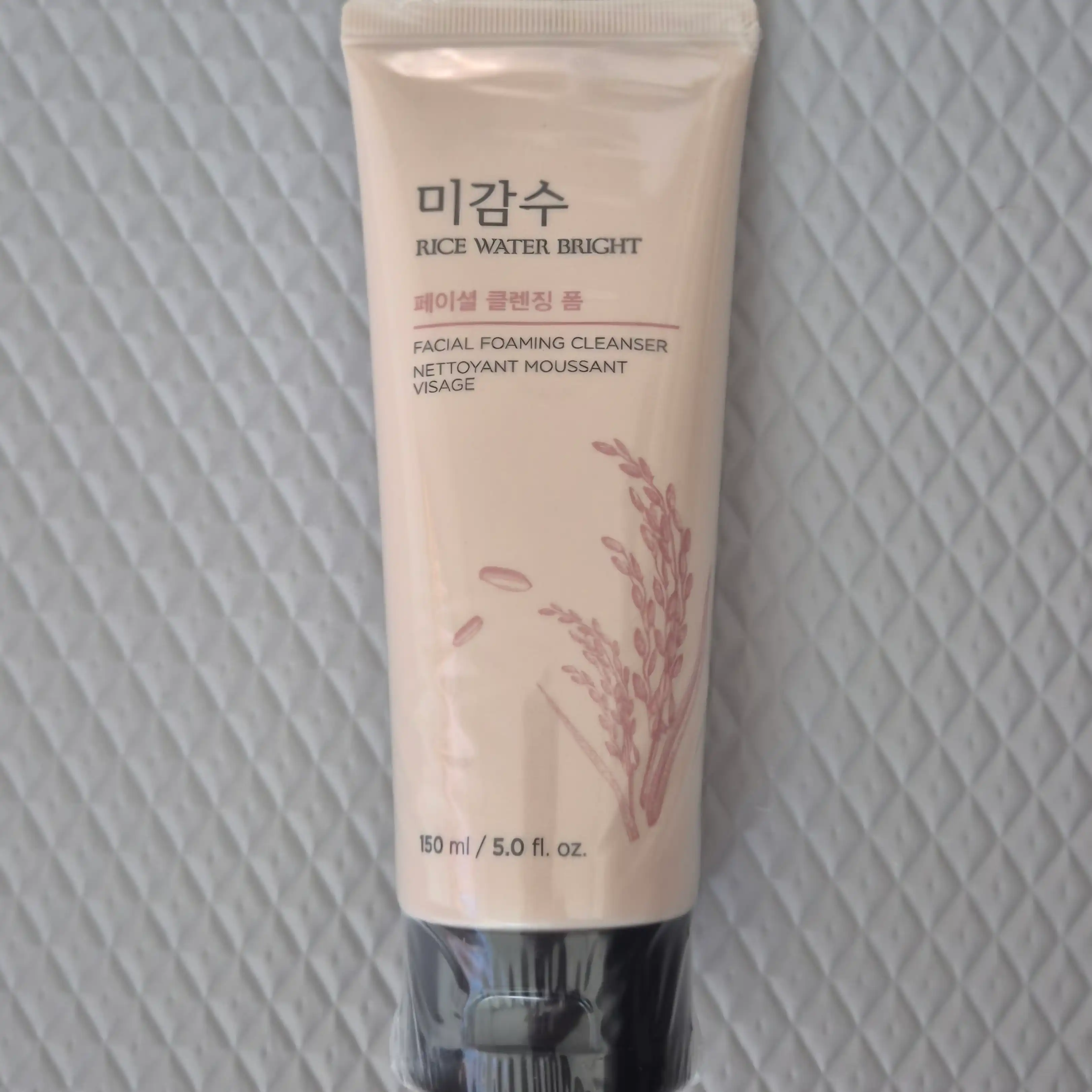 언니의파우치 리뷰 이미지 - [미감수 브라이트 페이셜 쌀겨 클렌징 폼]