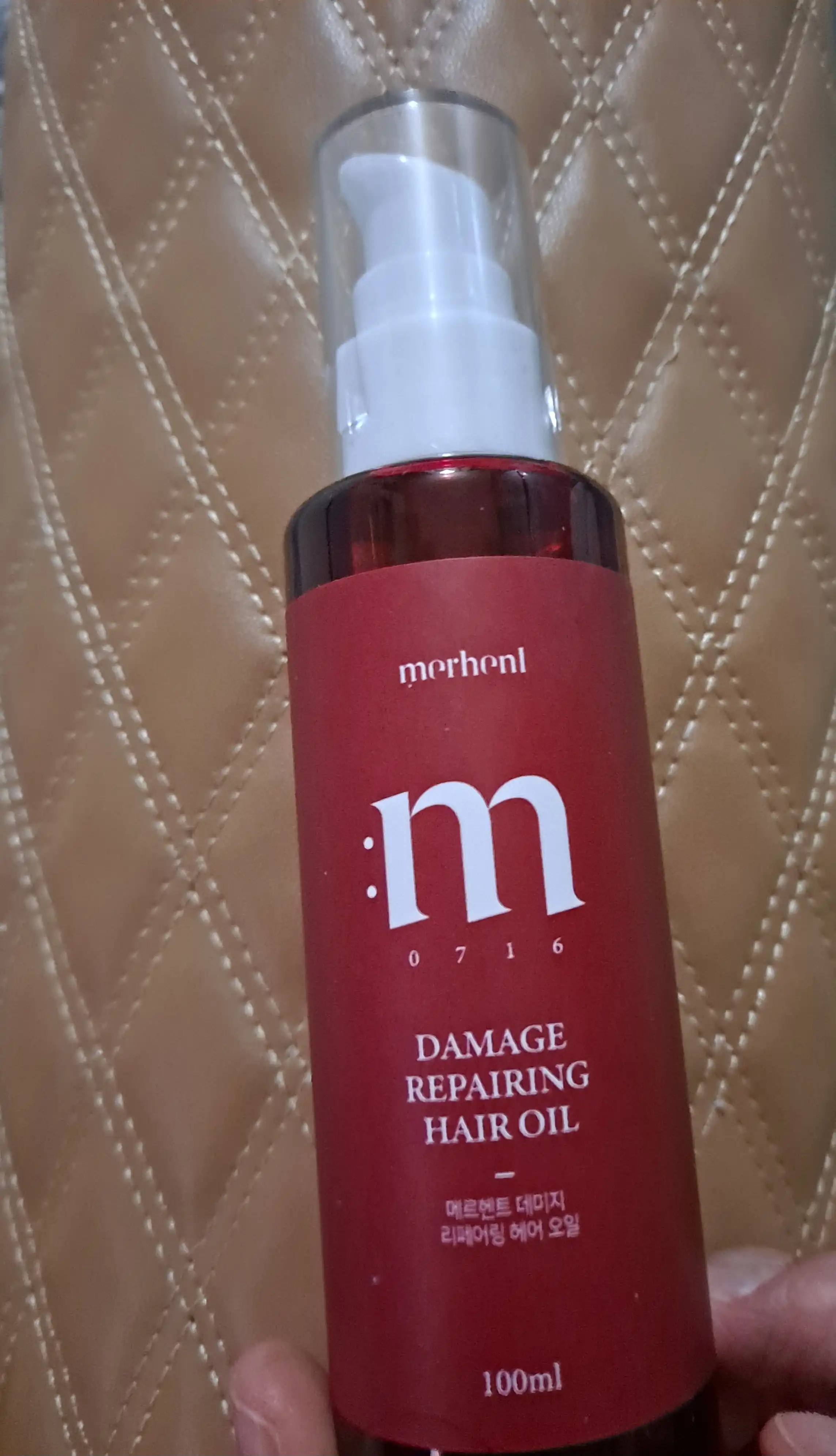 언니의파우치 리뷰 이미지 - [데미지 리페어링 헤어 오일]