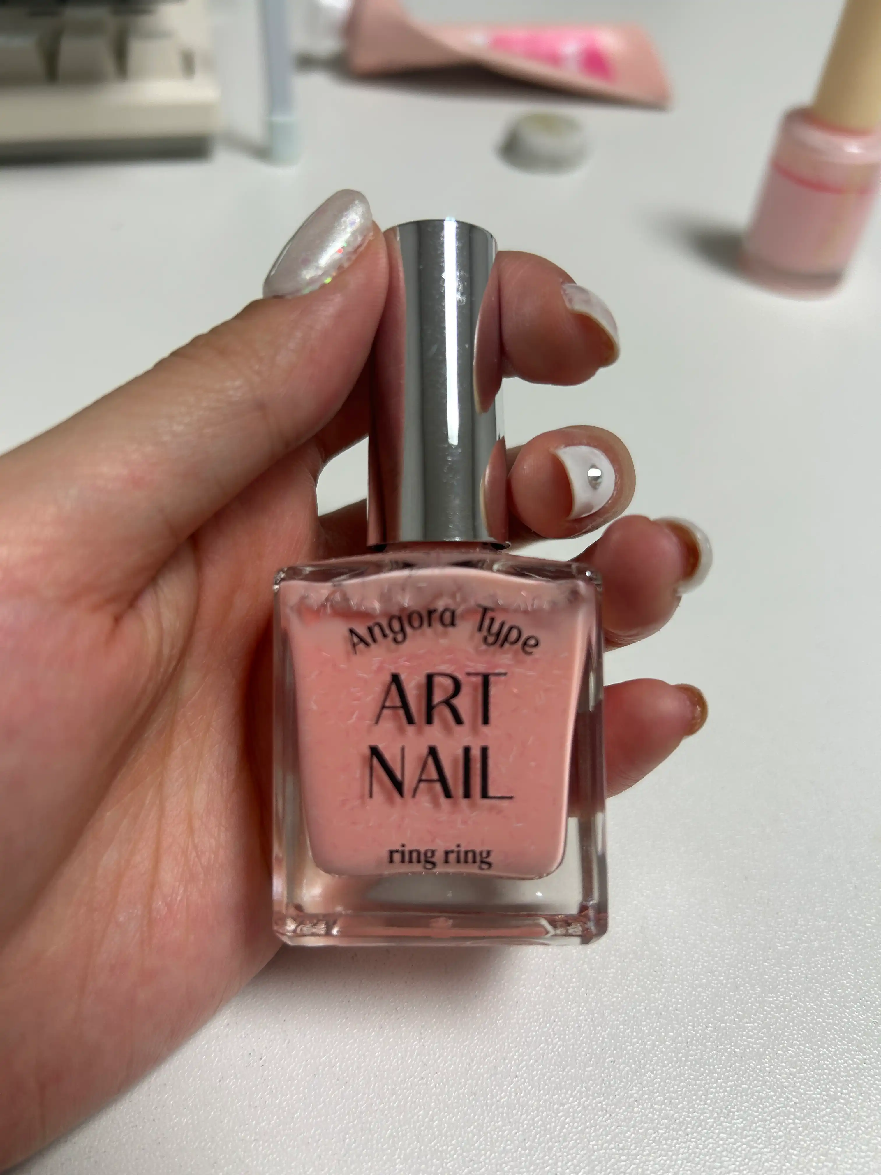 언니의파우치 리뷰 이미지 - [링링 아트 네일 앙고라]