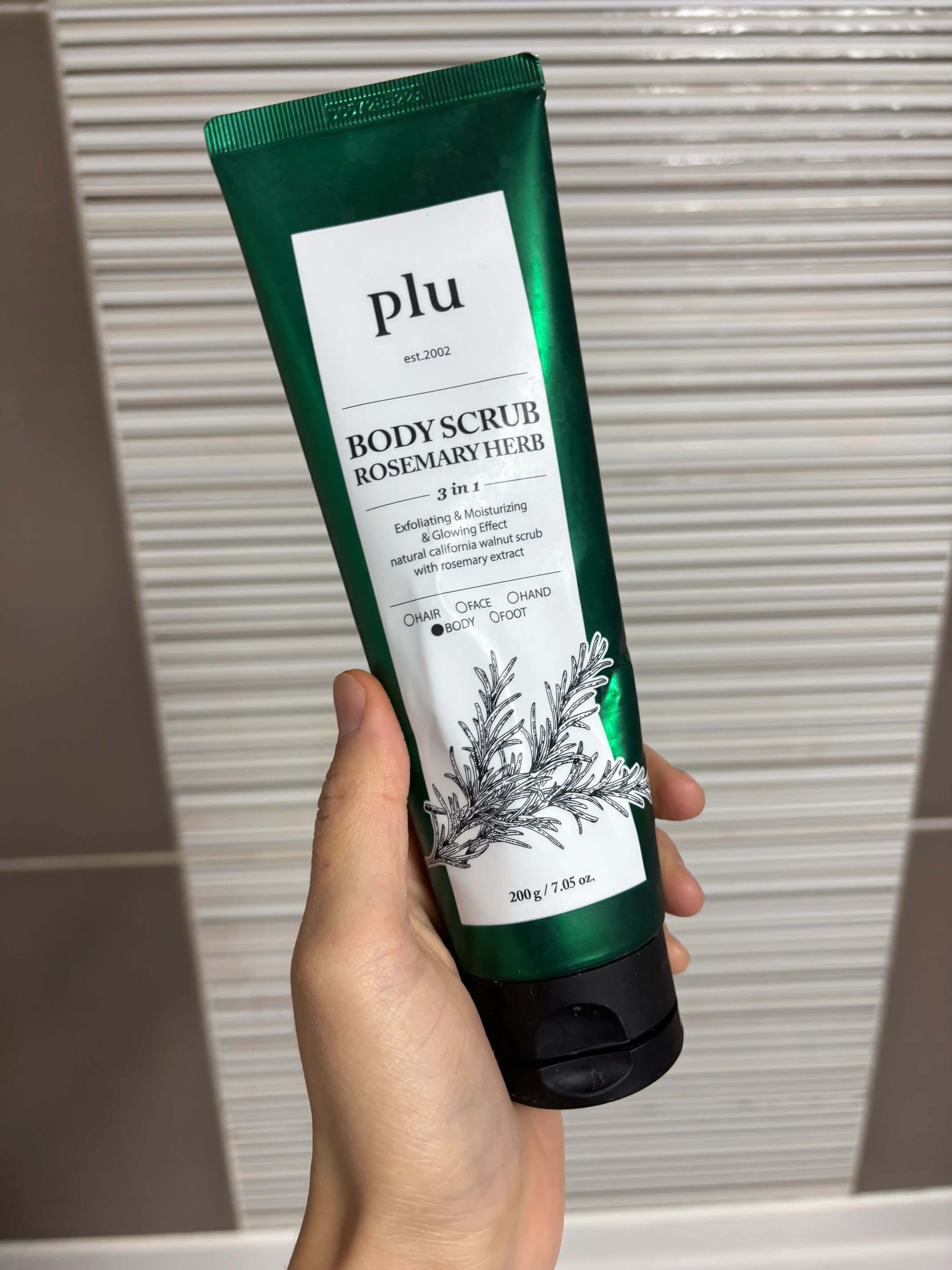 언니의파우치 리뷰 이미지 - [바디 스크럽 로즈마리 허브]