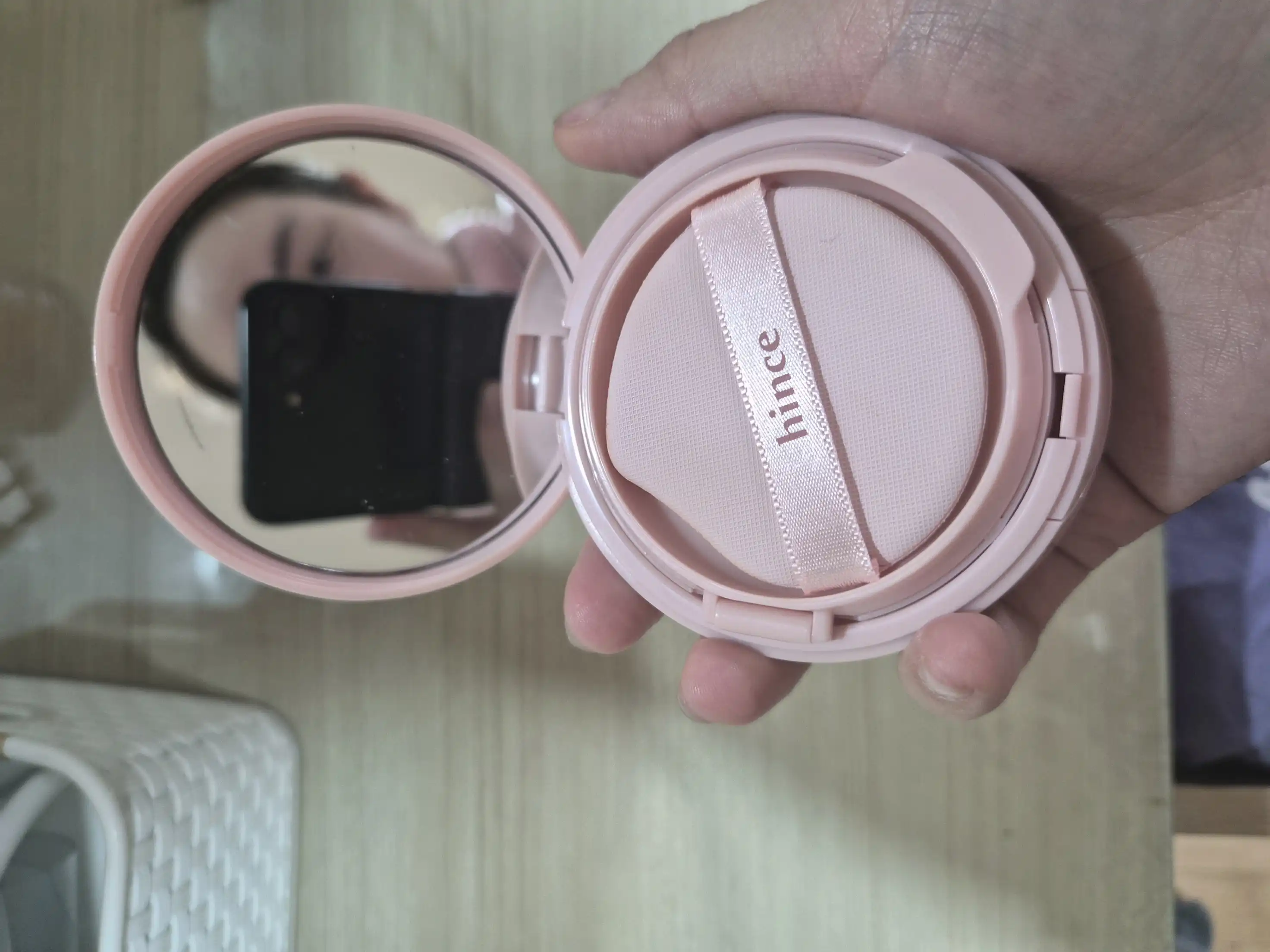 언니의파우치 리뷰 이미지 3 - [커버 마스터 핑크 쿠션]