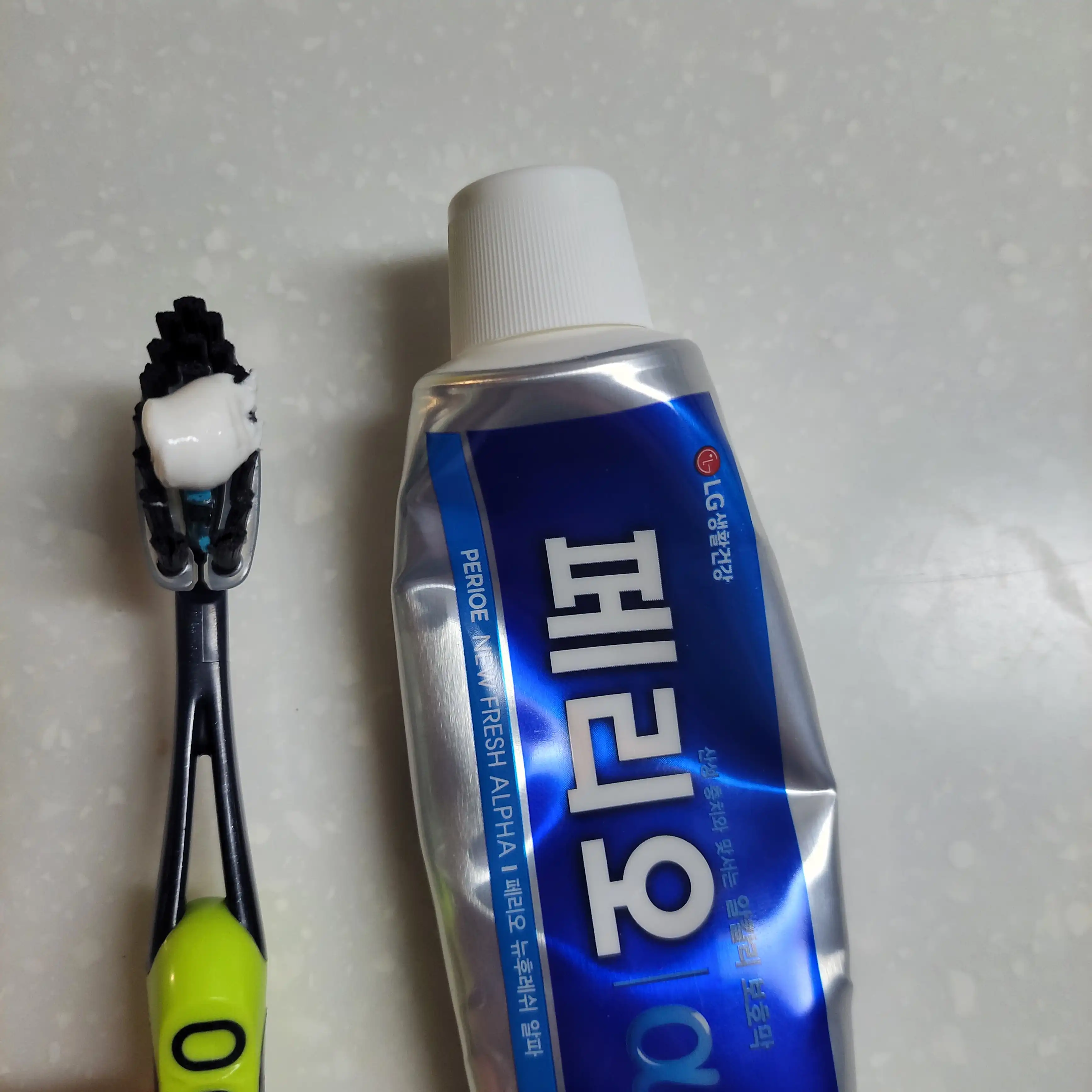 언니의파우치 리뷰 이미지 2 - [뉴 후레쉬 알파 치약]