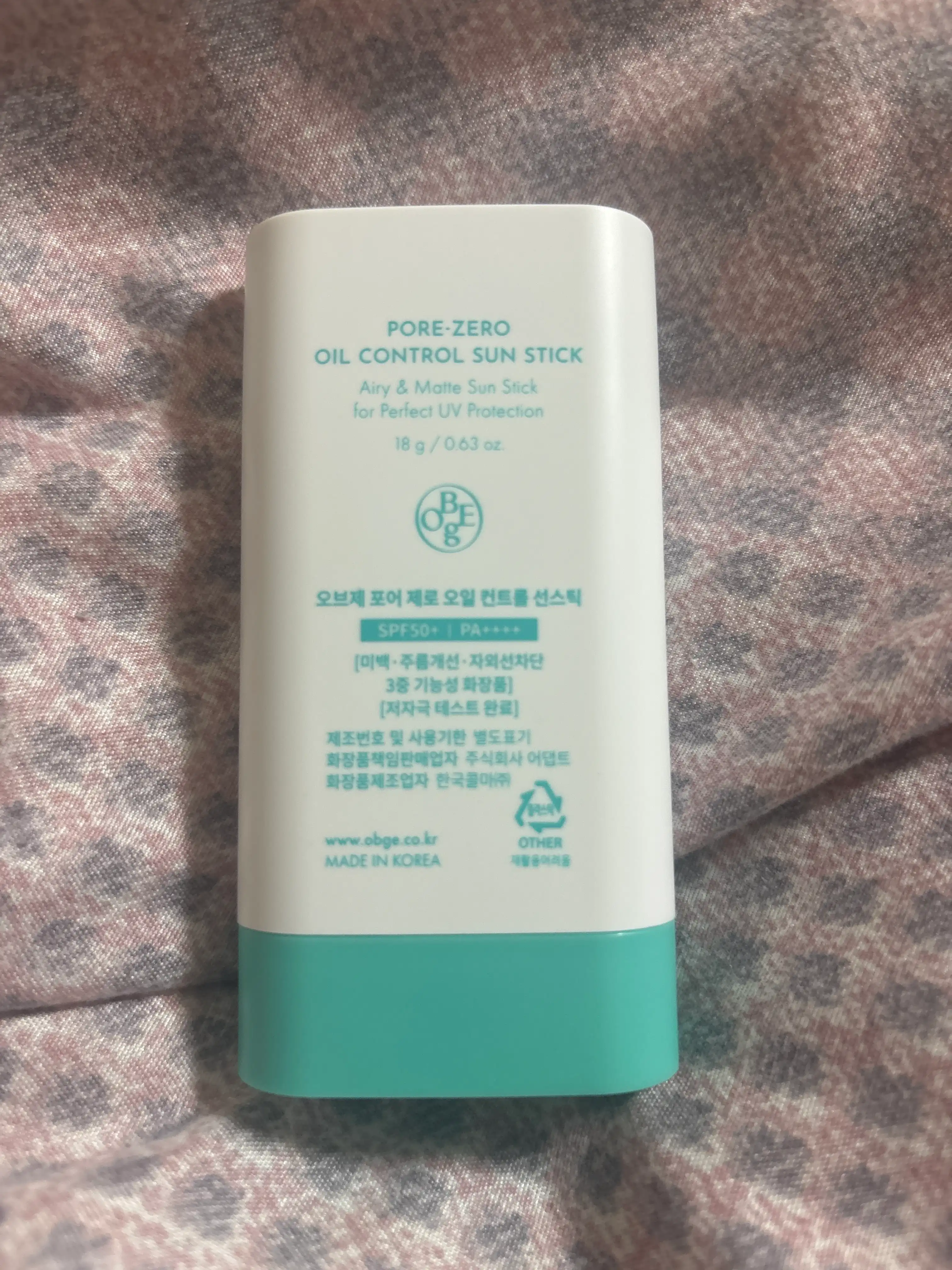 언니의파우치 리뷰 이미지 2 - [포어 제로 오일 컨트롤 선스틱]