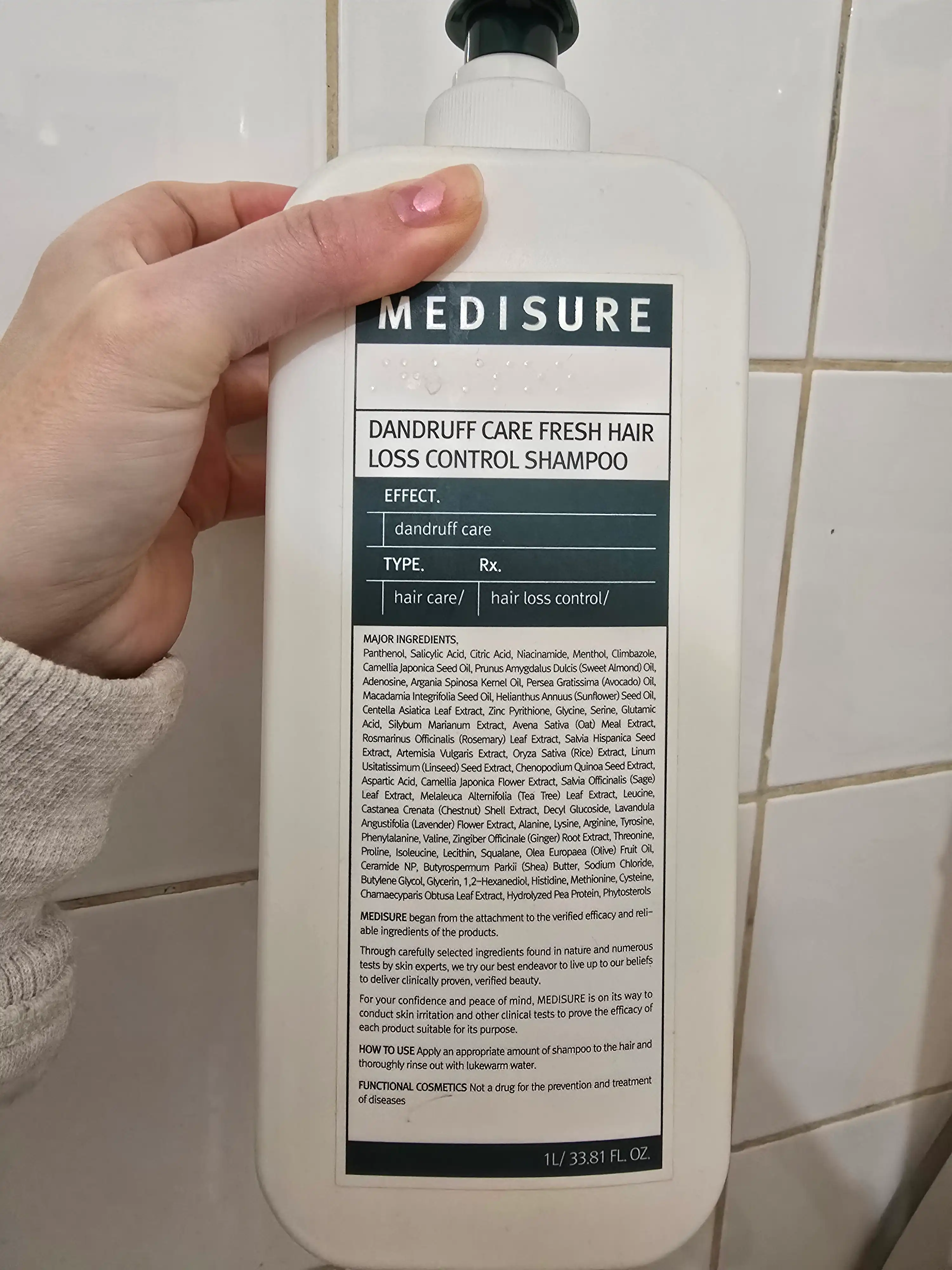 언니의파우치 리뷰 이미지 - [탈모 샴푸 [비듬케어프레쉬]]