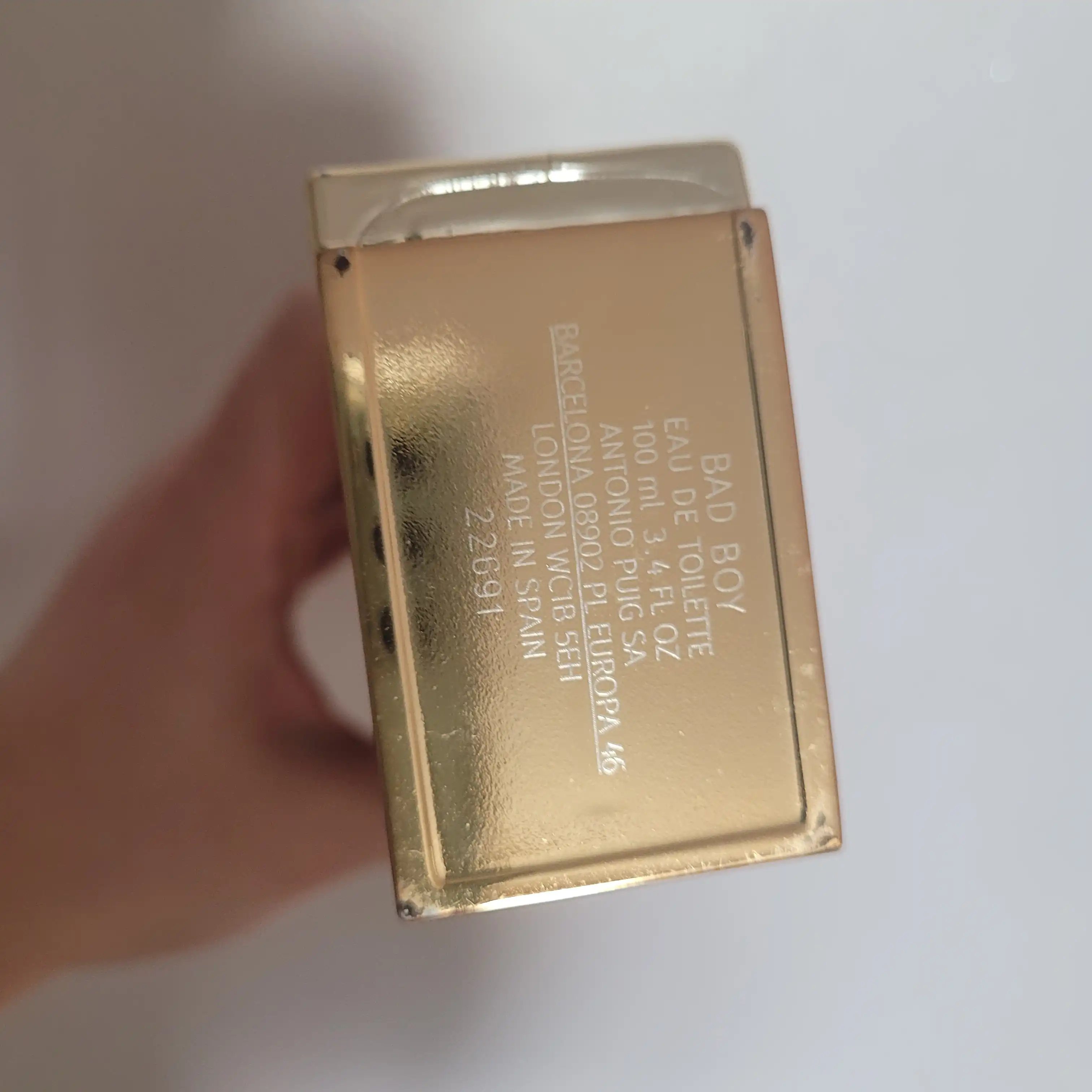 언니의파우치 리뷰 이미지 3 - [배드보이 골드 판타지 오 드 뚜왈렛]