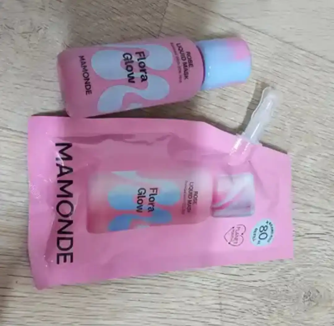 언니의파우치 리뷰 이미지 2 - [플로라 글로우 로즈 리퀴드 마스크]