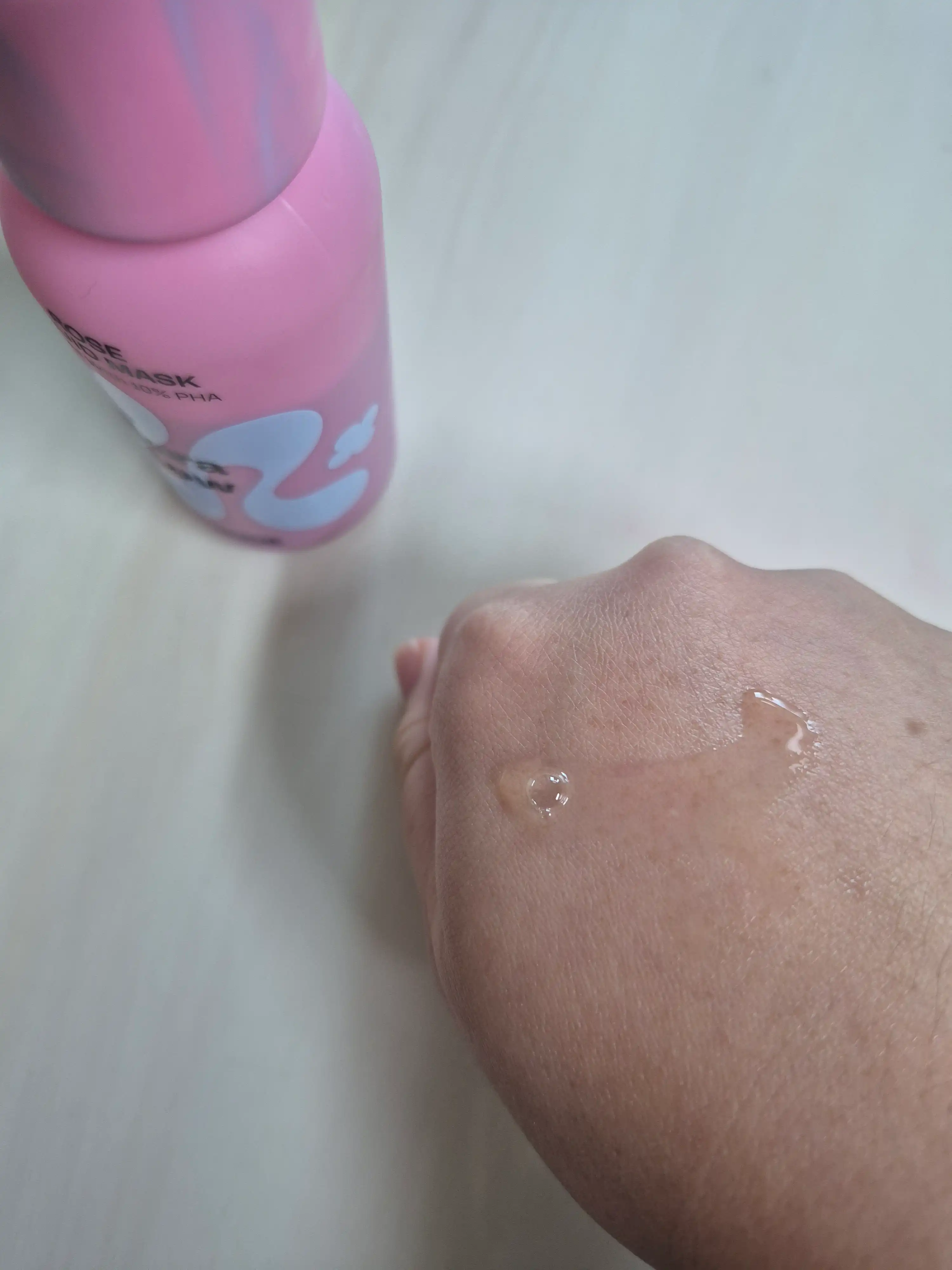 언니의파우치 리뷰 이미지 3 - [플로라 글로우 로즈 리퀴드 마스크]