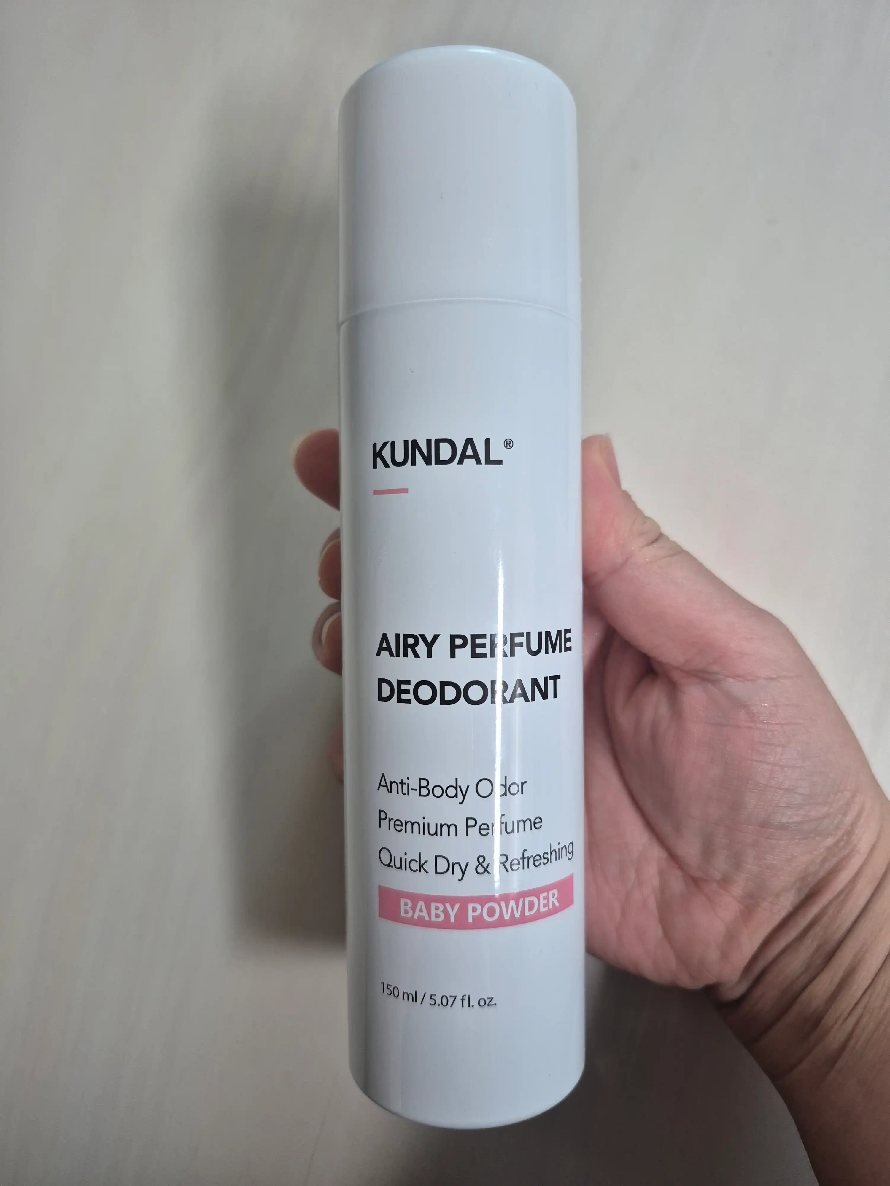 언니의파우치 리뷰 이미지 - [에어리 퍼퓸 데오드란트 스프레이 [베이비파우더]]