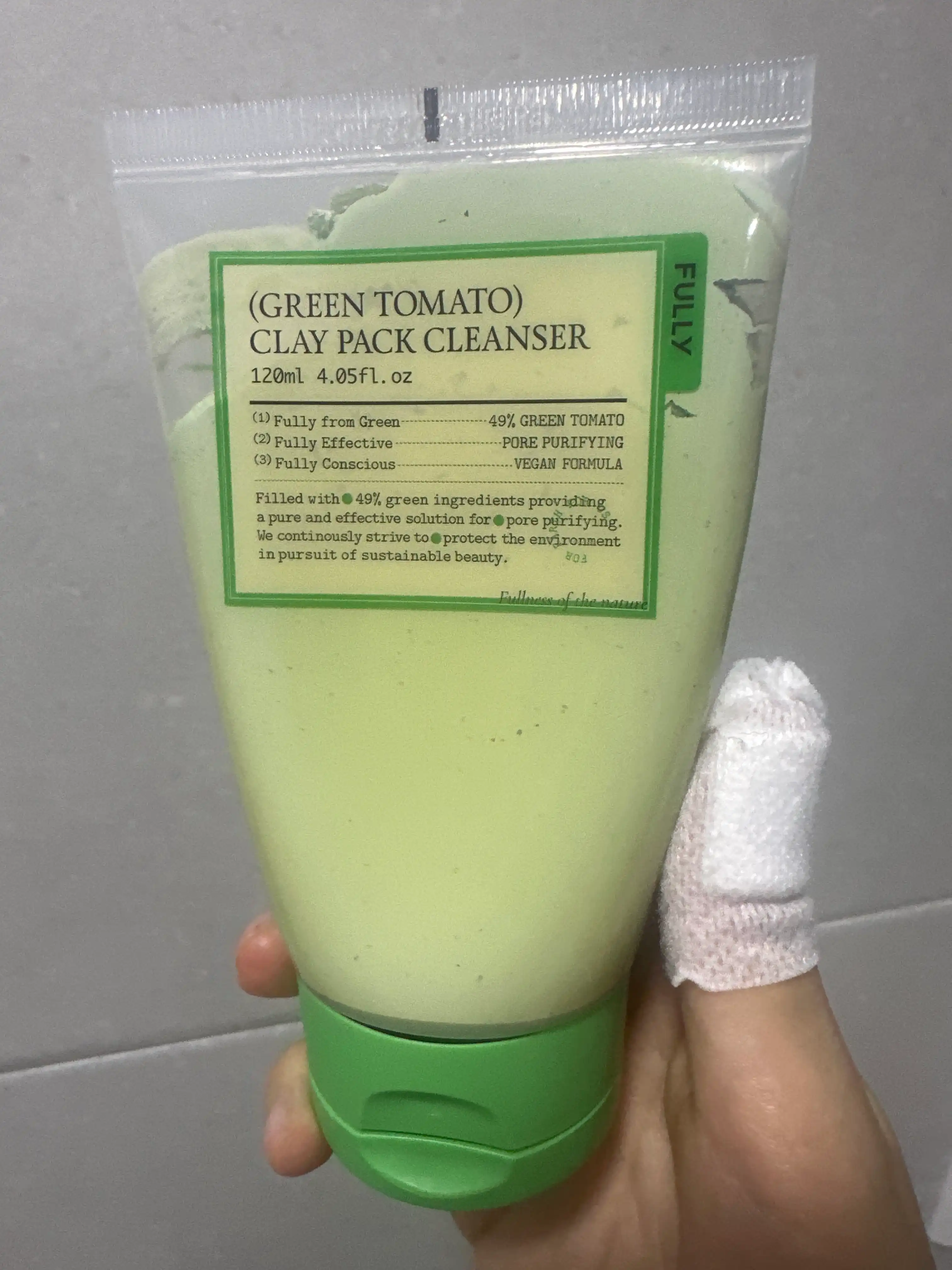 언니의파우치 리뷰 이미지 - [그린 토마토 클레이 팩 클렌저]