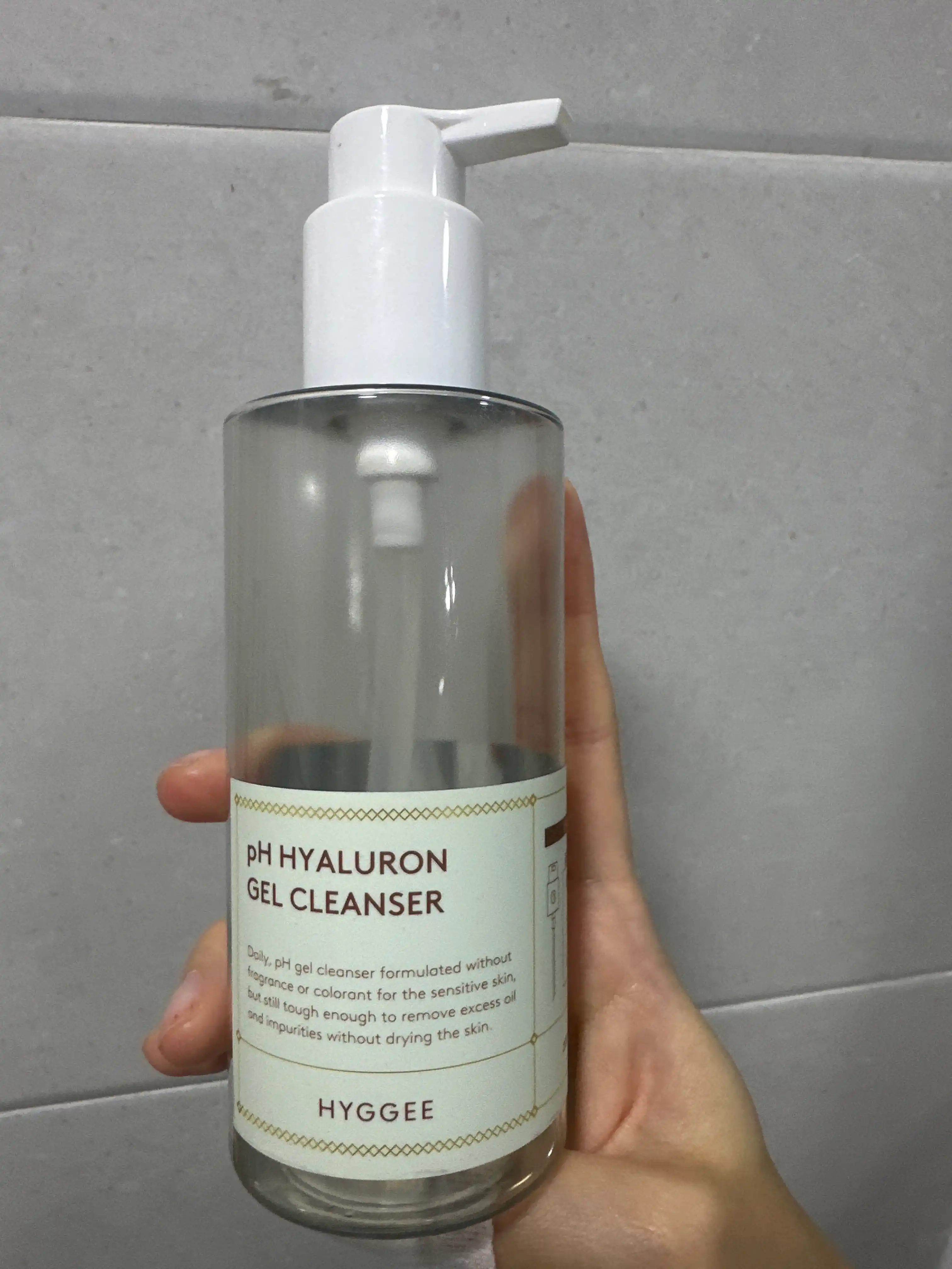 언니의파우치 리뷰 이미지 - [약산성 히알루론 젤 클렌저]