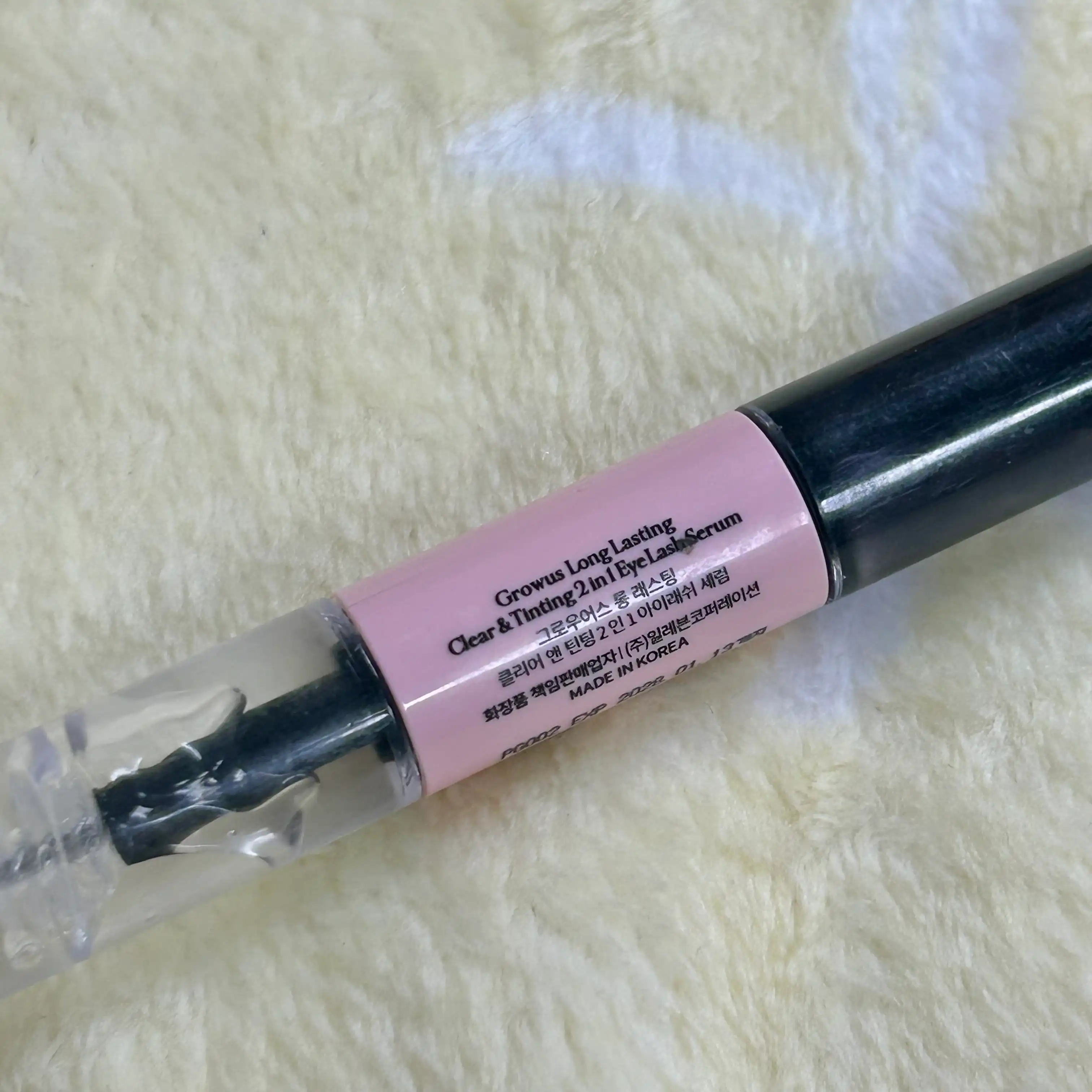 언니의파우치 리뷰 이미지 3 - [롱 래스팅 클리어앤틴팅 2 in 1 아이래쉬 세럼]