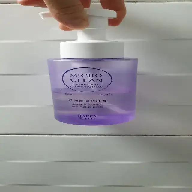 언니의파우치 리뷰 이미지 - [마이크로 클린 딥 버블 클렌징폼]
