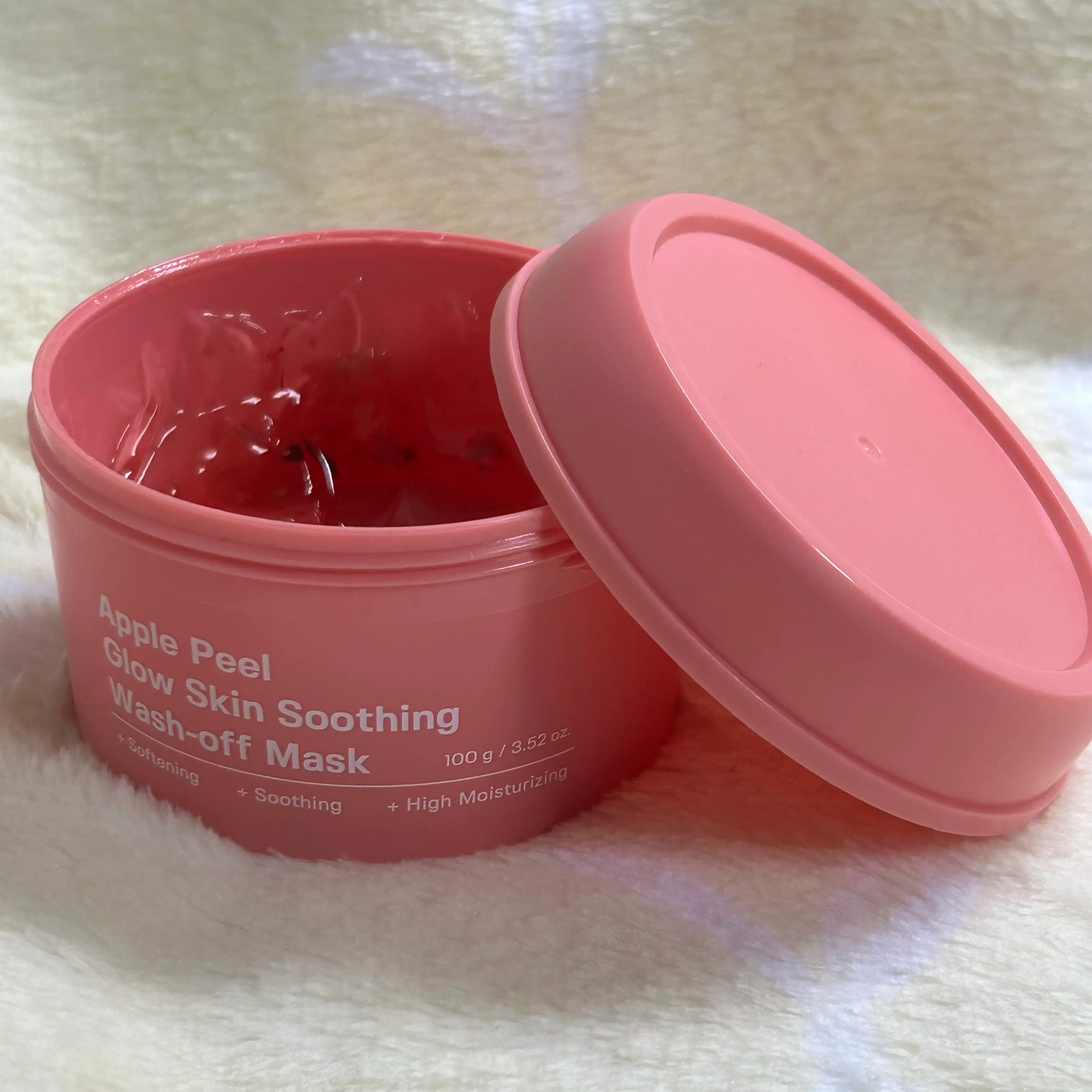 선택된 언니의파우치 리뷰 이미지 - [애플필 매끈 결 수딩 워시오프 마스크]