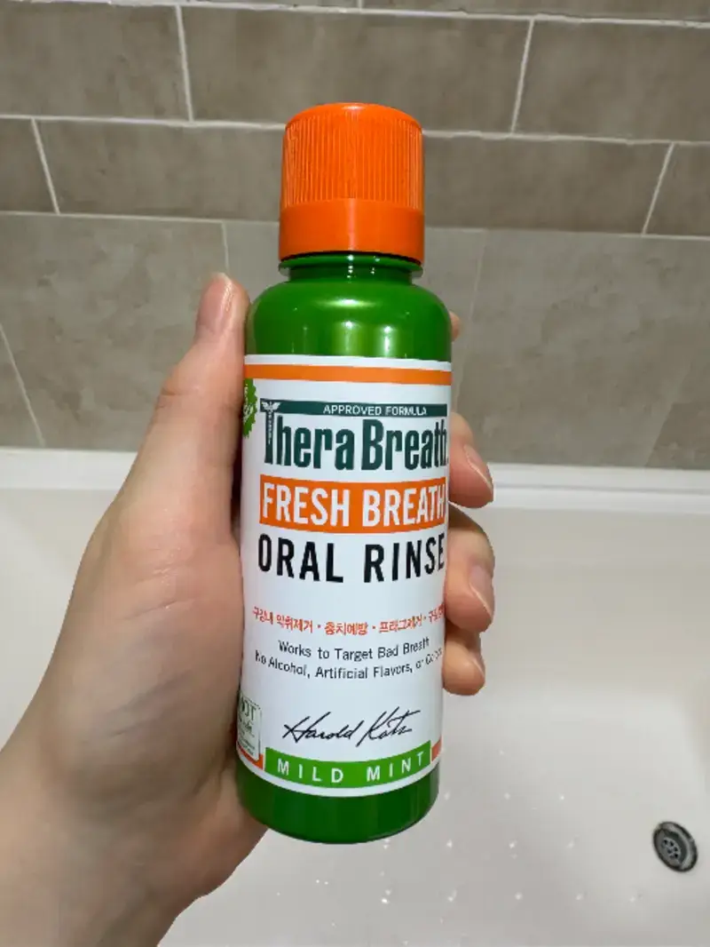 선택된 언니의파우치 리뷰 이미지 - [오랄린스 마일드민트]