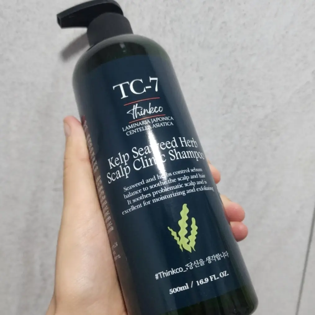 선택된 언니의파우치 리뷰 이미지 - [TC 7 켈프 씨위드 허브 스칼프 클리닉 샴푸]