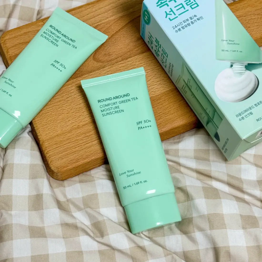 선택된 언니의파우치 리뷰 이미지 - [컴포트 그린티 수분 선크림]