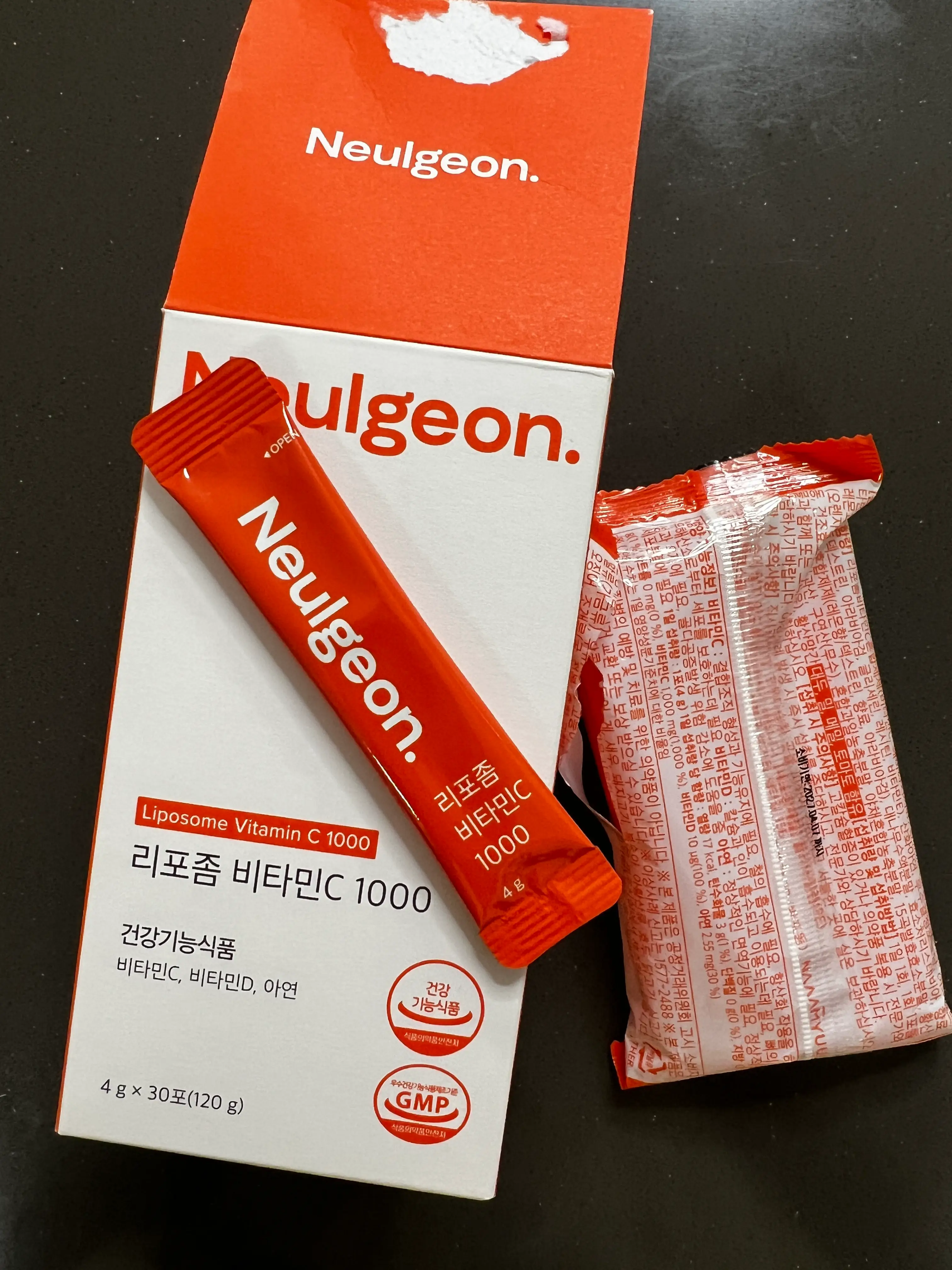 선택된 언니의파우치 리뷰 이미지 - [늘건 리포좀 비타민C 1000]