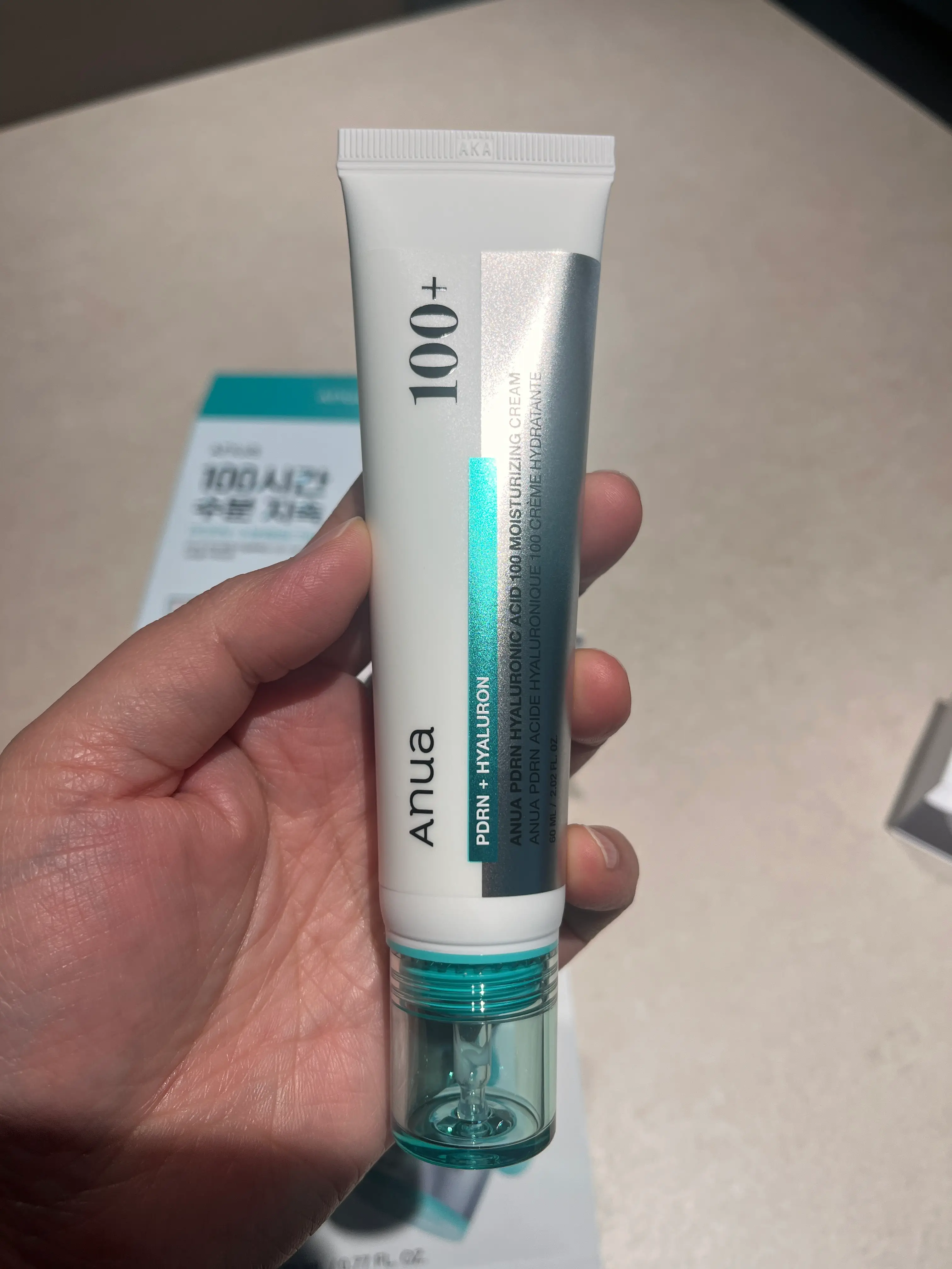 선택된 언니의파우치 리뷰 이미지 - [피디알엔 히알루론산100 수분 크림]