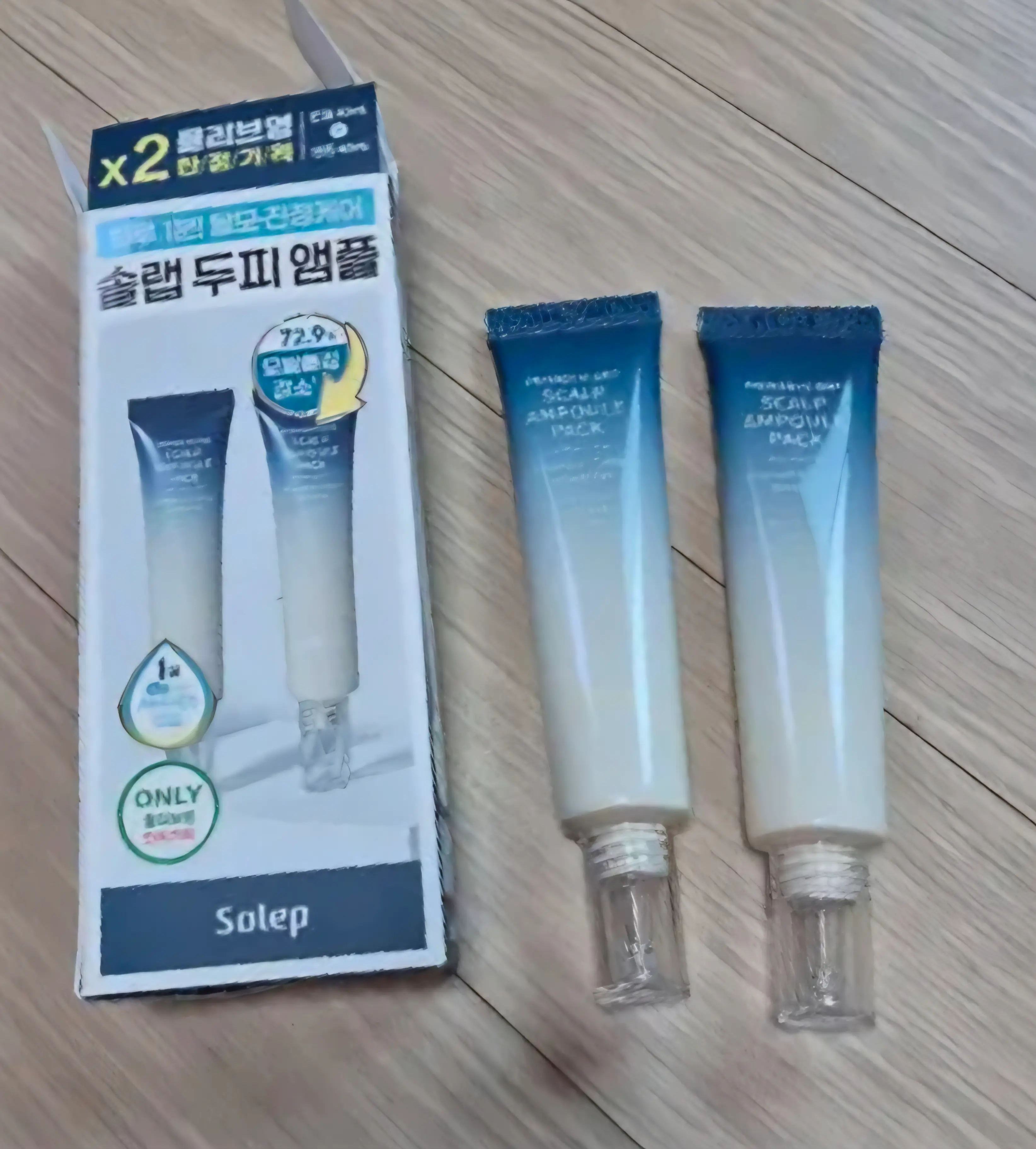 선택된 언니의파우치 리뷰 이미지 - [탈모증상완화 두피 영양 앰플]