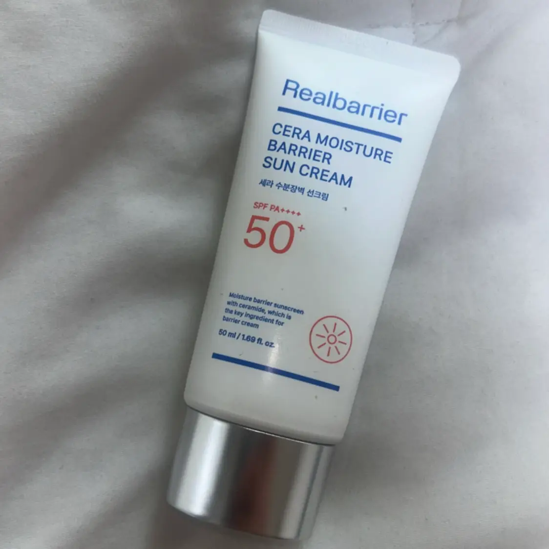 선택된 언니의파우치 리뷰 이미지 - [세라 수분장벽 선크림]