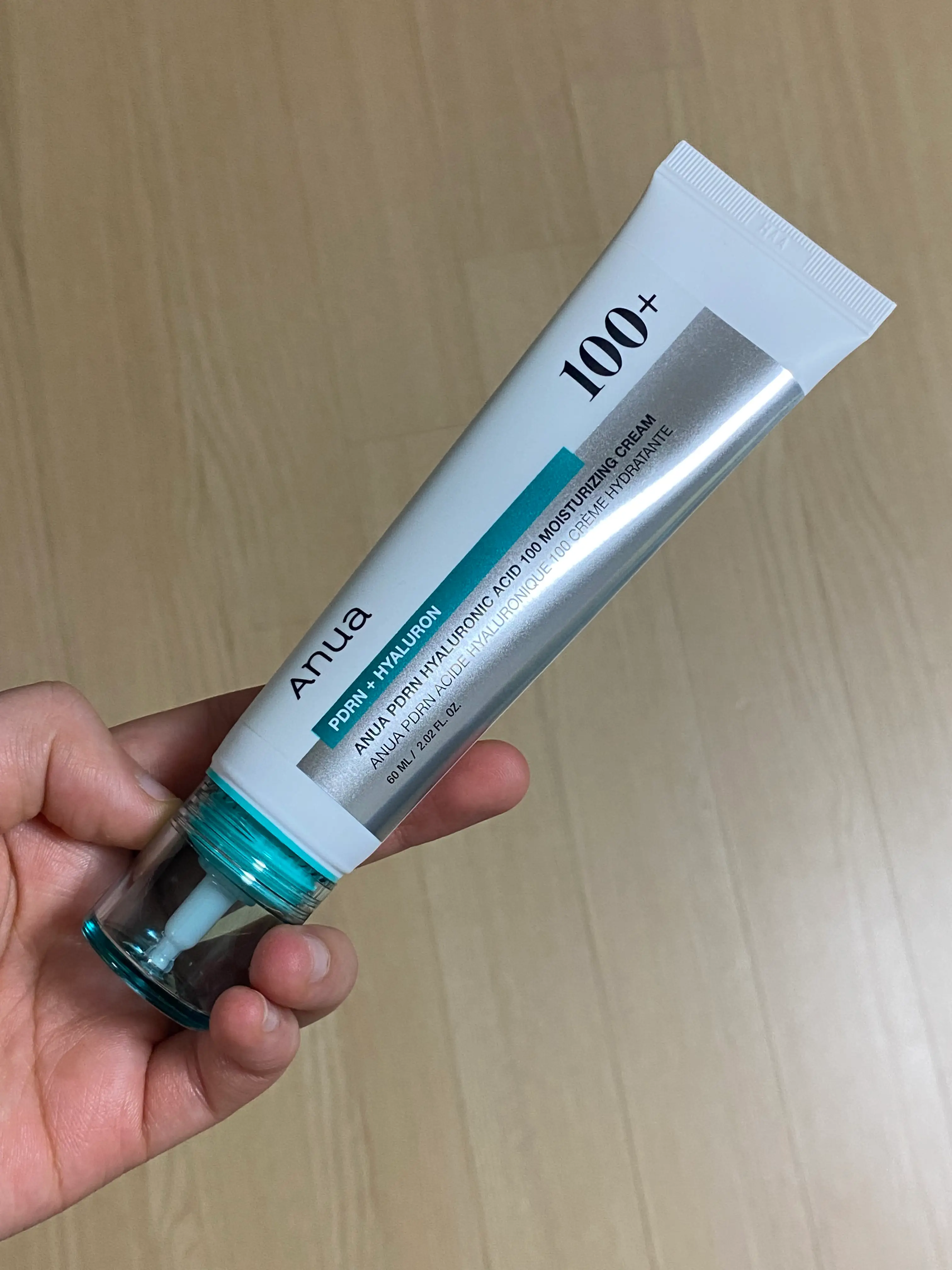 선택된 언니의파우치 리뷰 이미지 - [피디알엔 히알루론산100 수분 크림]