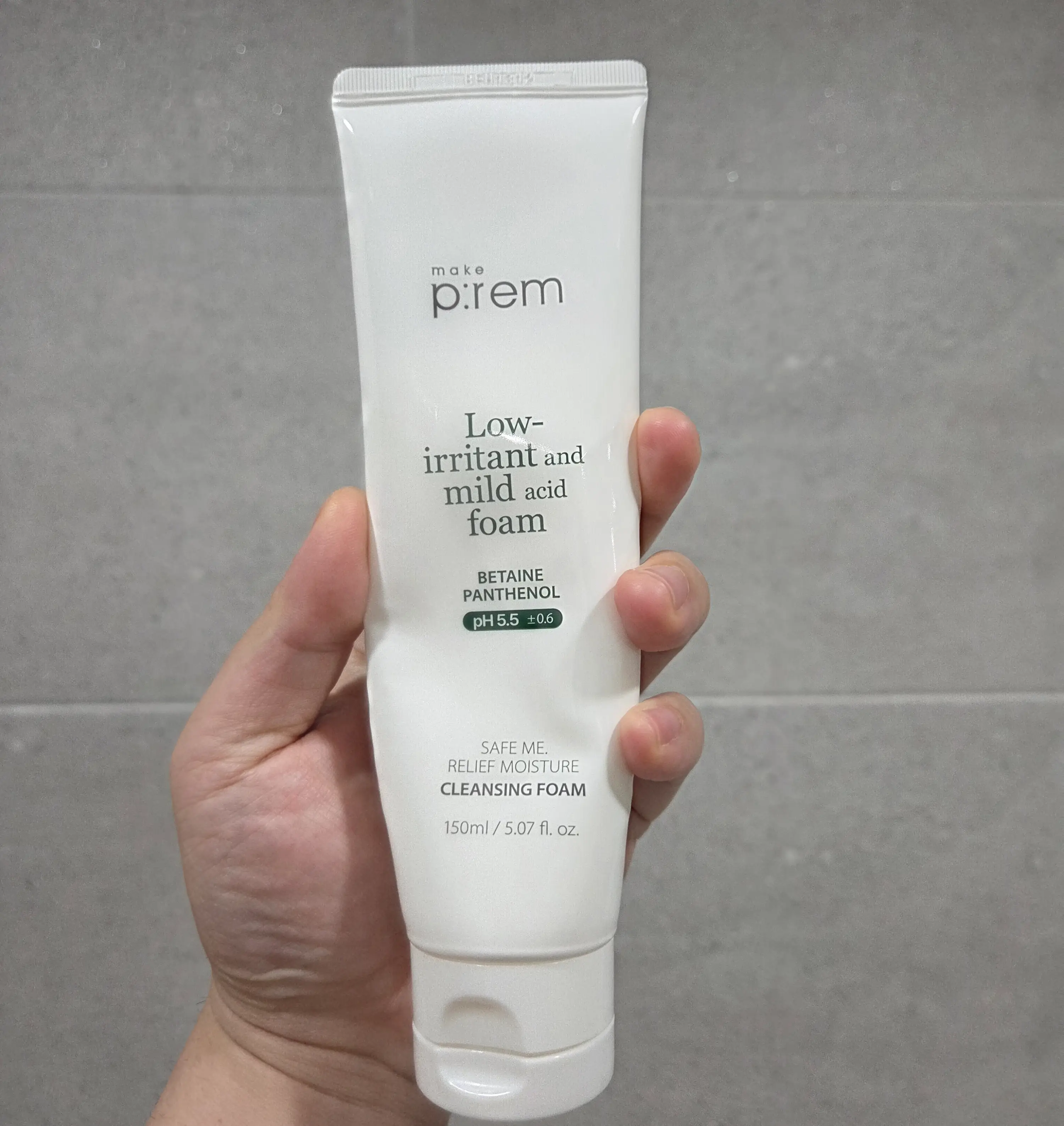 선택된 언니의파우치 리뷰 이미지 - [세이프 미 릴리프 모이스처 클렌징 폼]