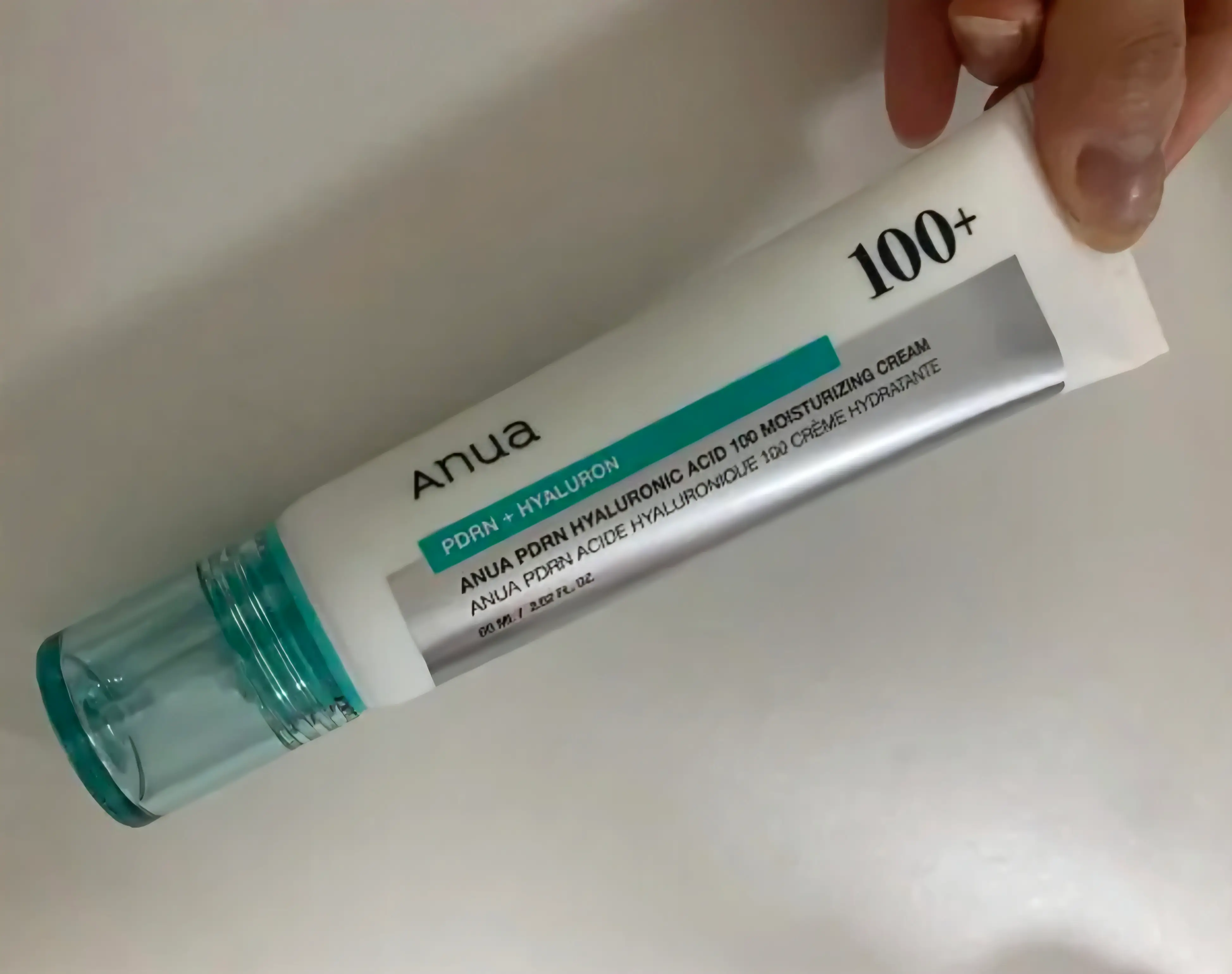 선택된 언니의파우치 리뷰 이미지 - [피디알엔 히알루론산100 수분 크림]