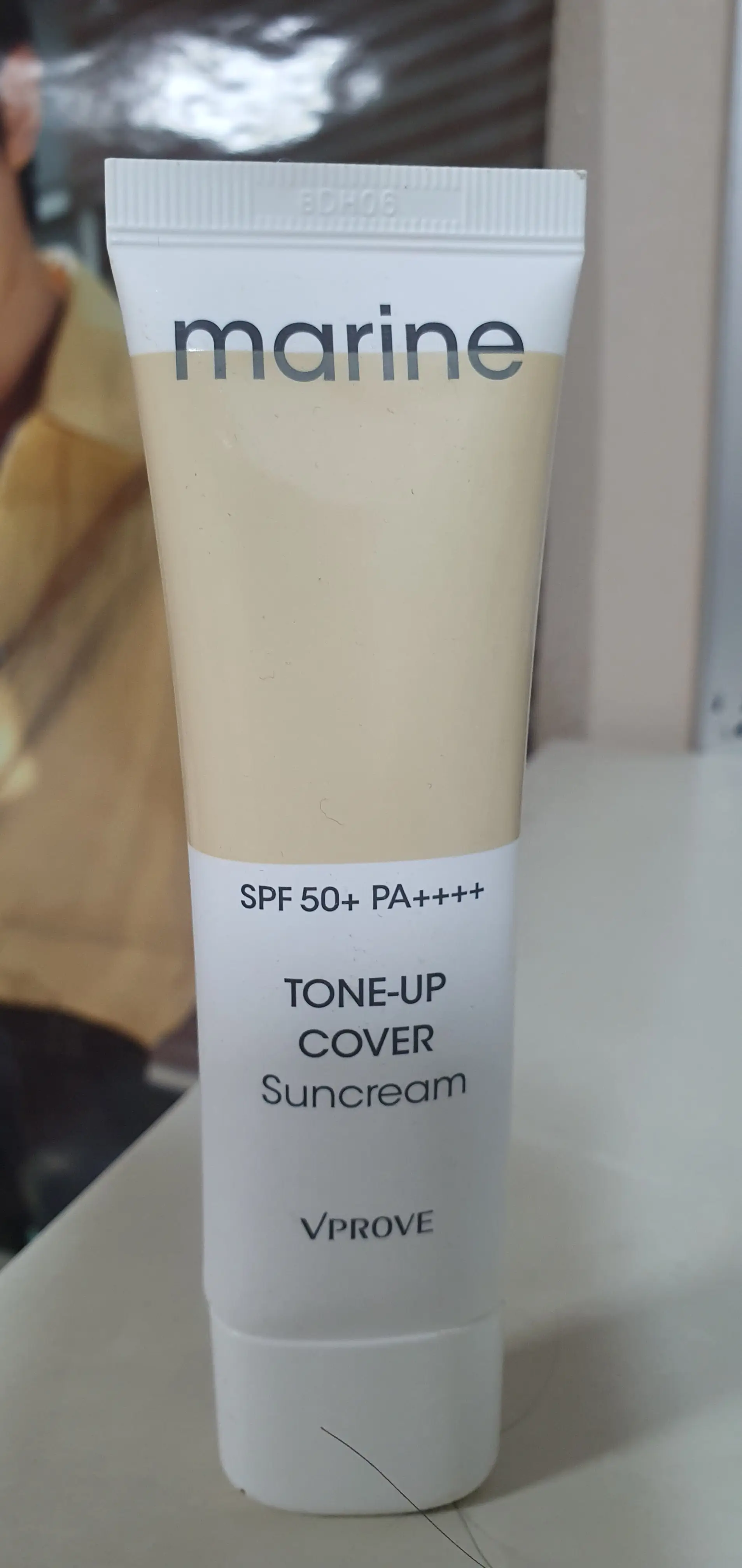 선택된 언니의파우치 리뷰 이미지 - [마린 톤업 커버 선크림]