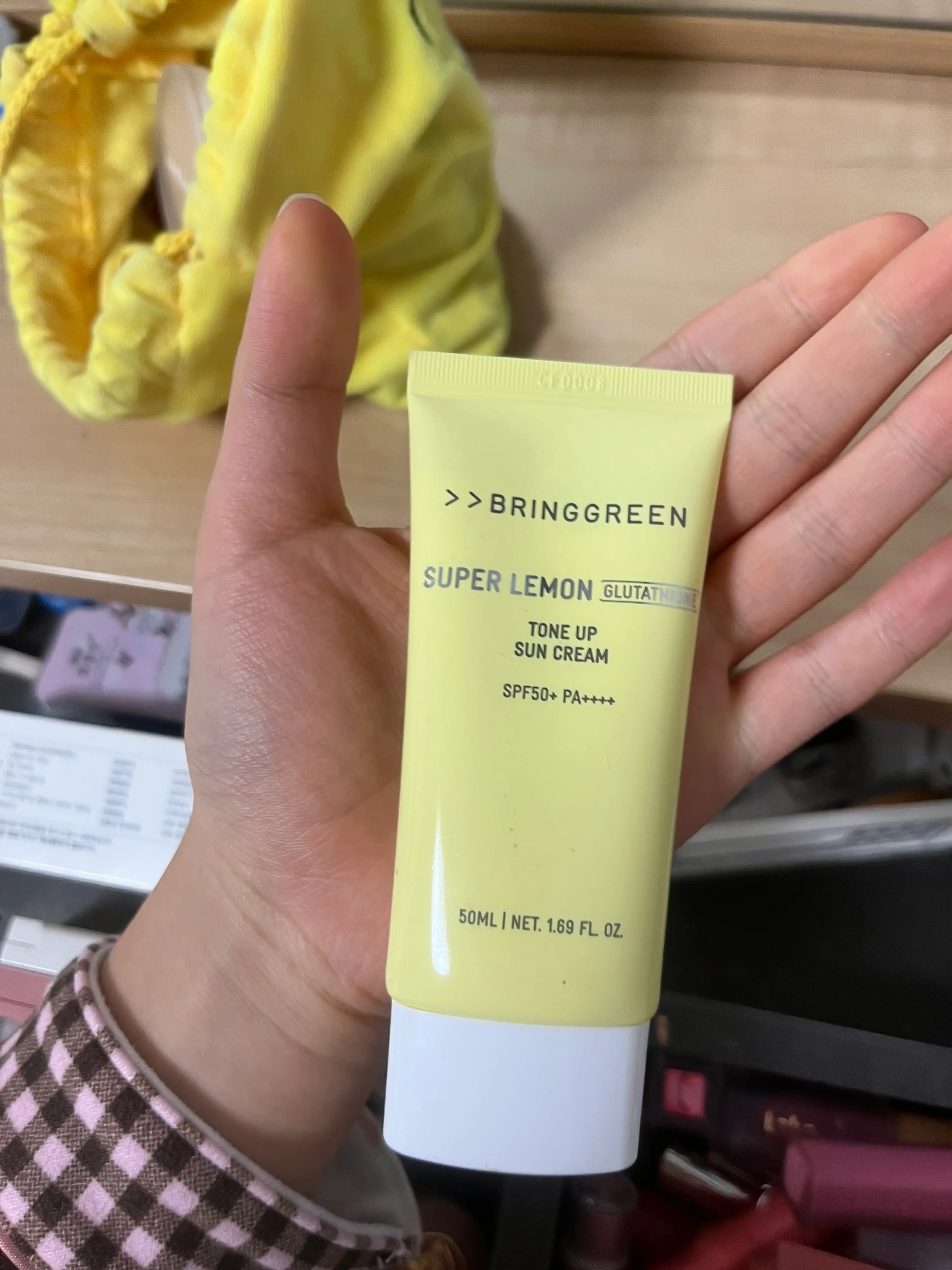 선택된 언니의파우치 리뷰 이미지 - [슈퍼레몬 글루타치온 톤업 선크림]