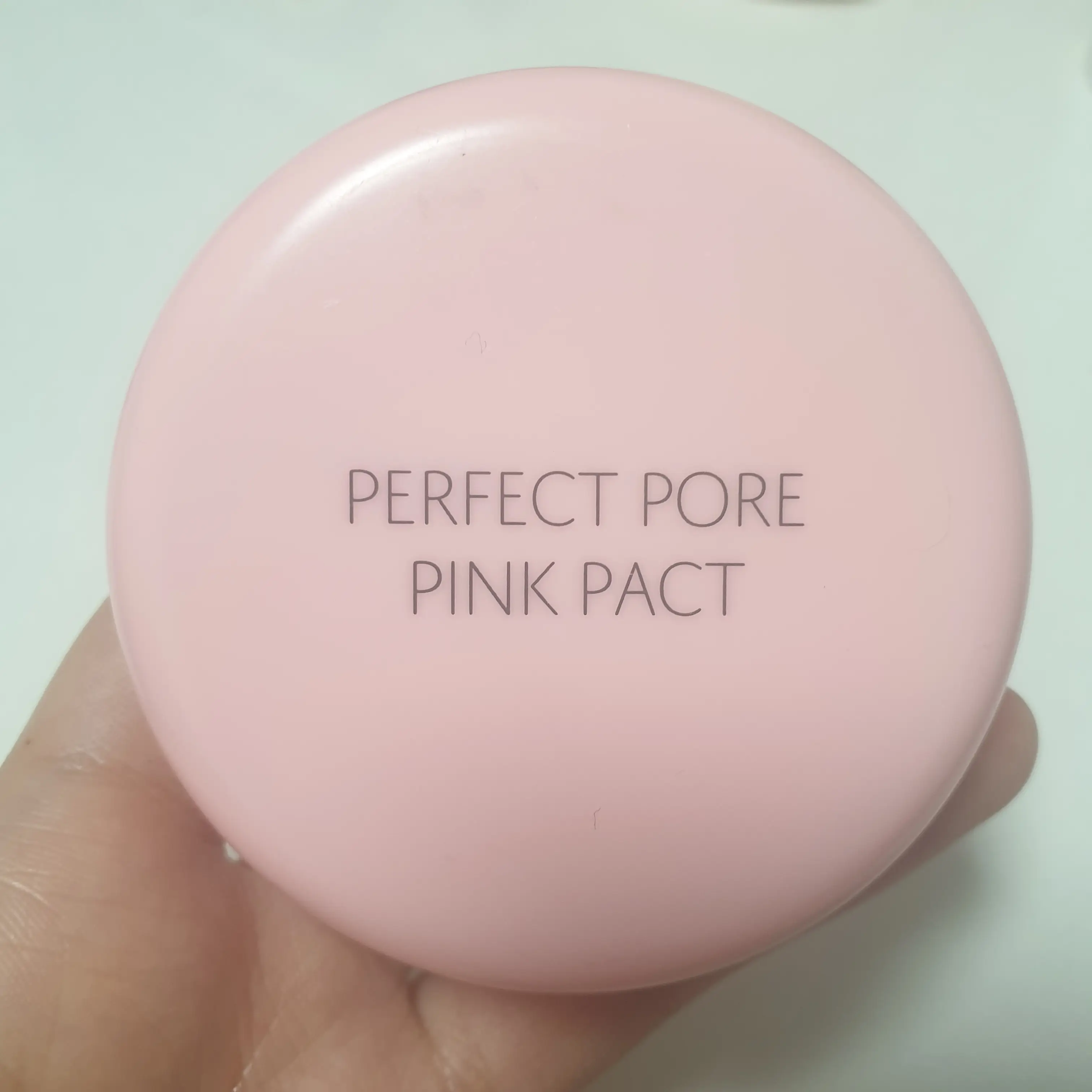 선택된 언니의파우치 리뷰 이미지 - [샘물 퍼펙트 포어 핑크 팩트]