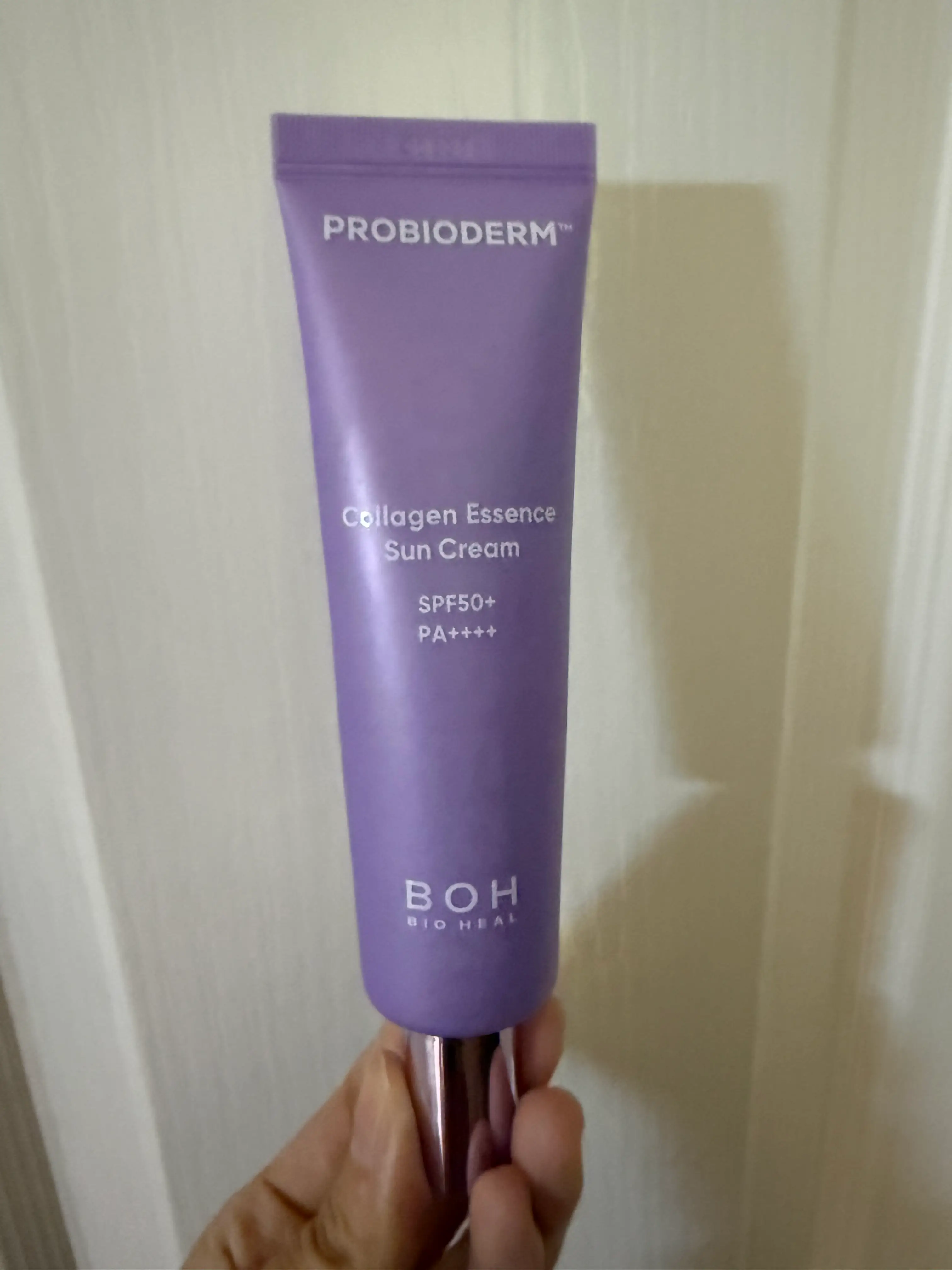 선택된 언니의파우치 리뷰 이미지 - [프로바이오덤 콜라겐 에센스 선크림]