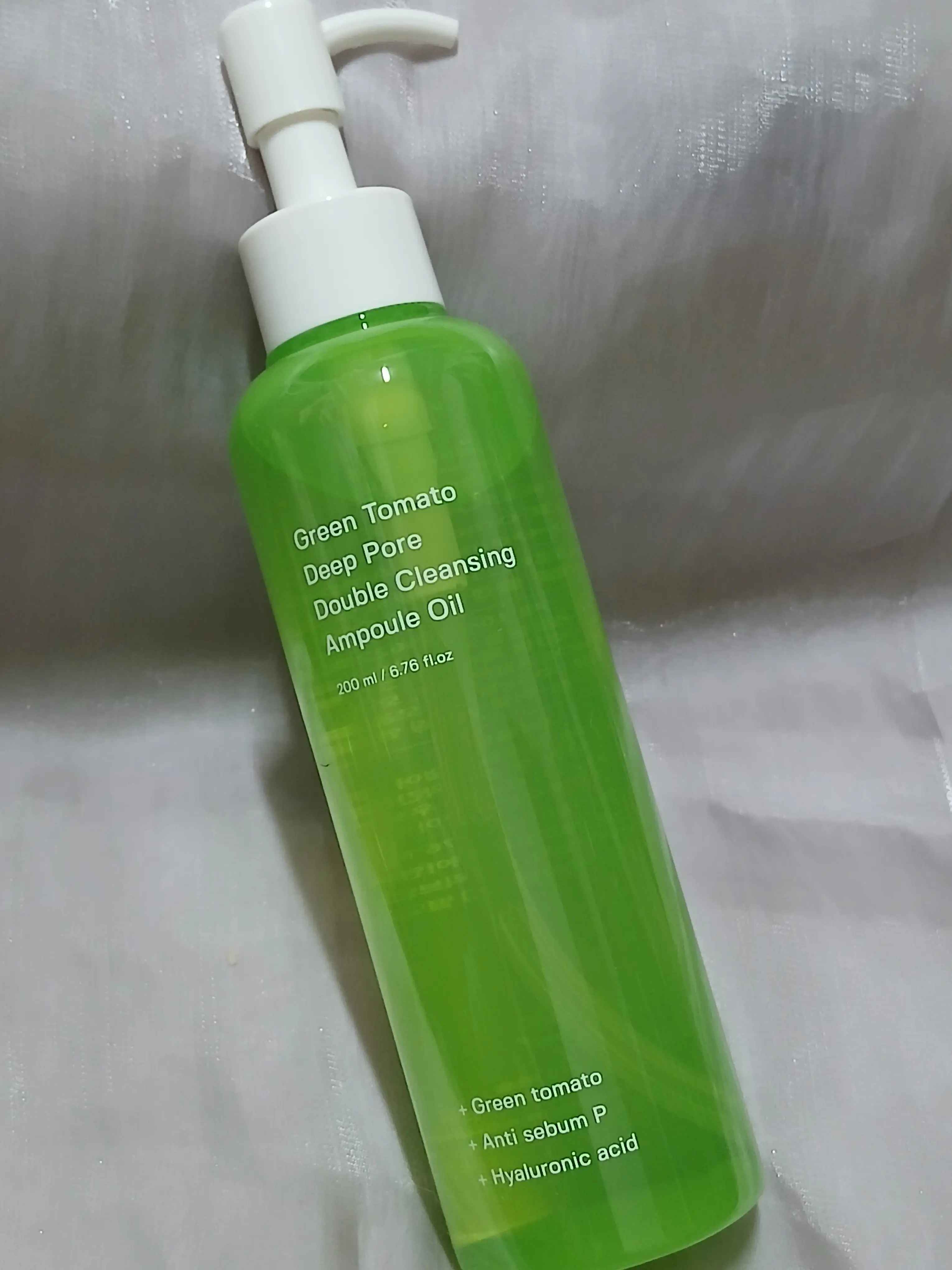 선택된 언니의파우치 리뷰 이미지 - [그린토마토 딥 포어 더블 클렌징 앰플 오일]