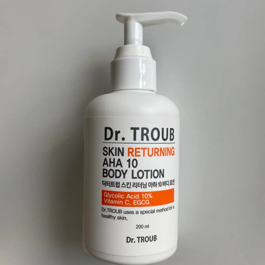 선택된 언니의파우치 리뷰 이미지 - [닥터트럽 아하 10프로 바디 로션]