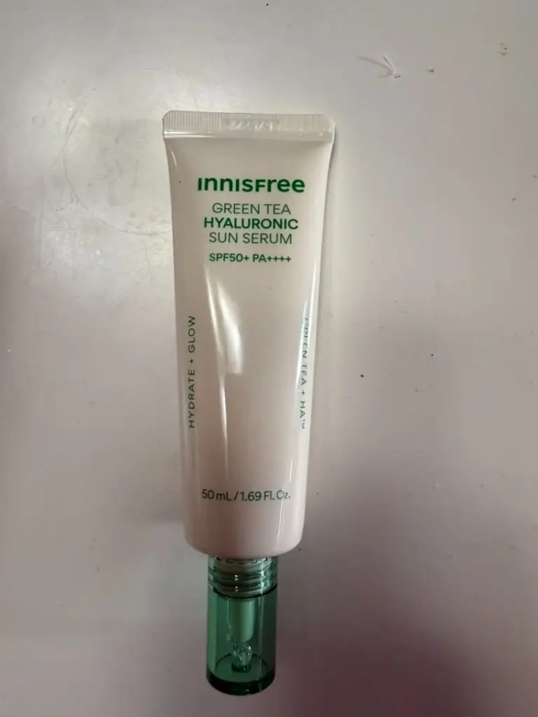 선택된 언니의파우치 리뷰 이미지 - [그린티 히알루론산 진정 수분 선세럼]