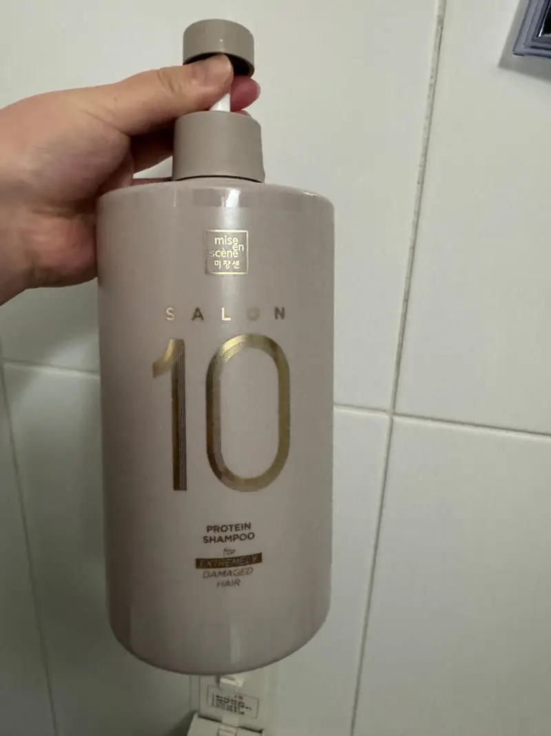 선택된 언니의파우치 리뷰 이미지 - [살롱10 단백질 샴푸 극손상모]