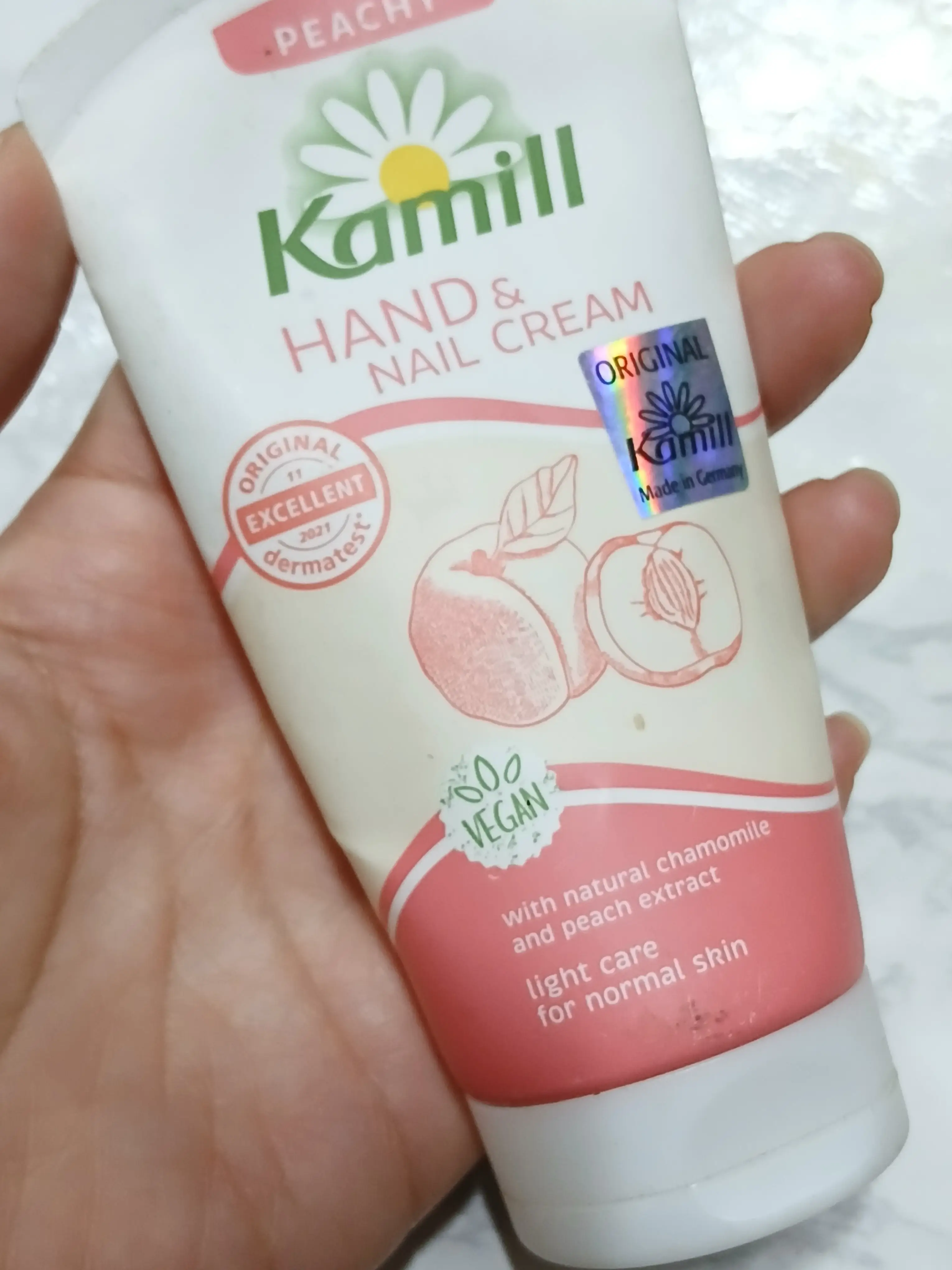 선택된 언니의파우치 리뷰 이미지 - [핸드 앤 네일 크림 피치]