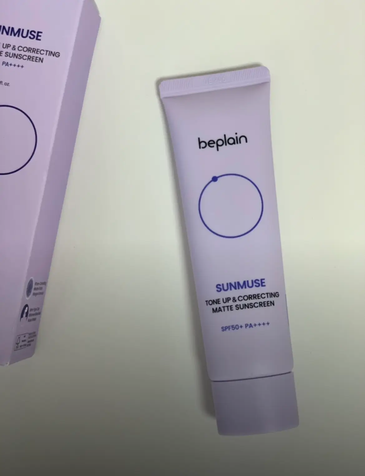 선택된 언니의파우치 리뷰 이미지 - [선뮤즈 톤업 앤 코렉팅 매트 선크림]
