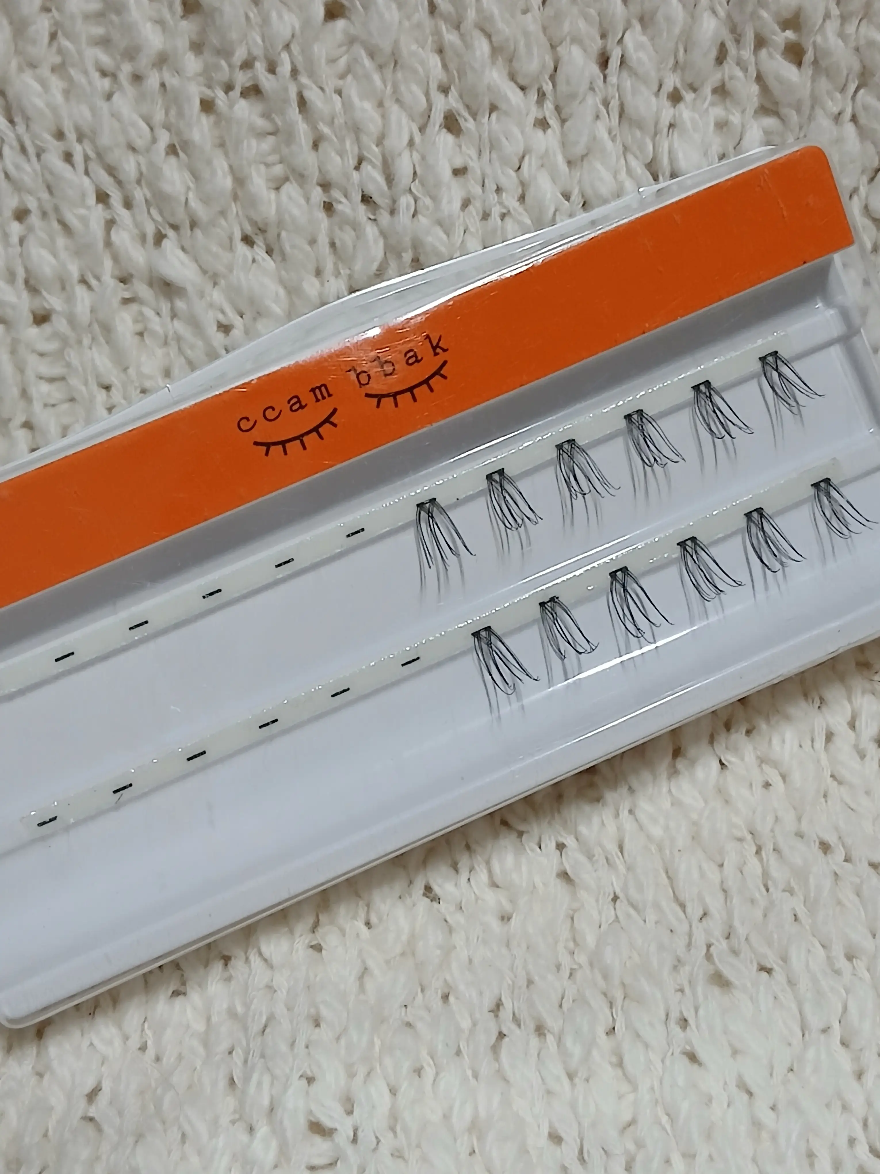 선택된 언니의파우치 리뷰 이미지 - [깜빡속눈썹 자연스러운 가닥 인조속눈썹 [11mm]]